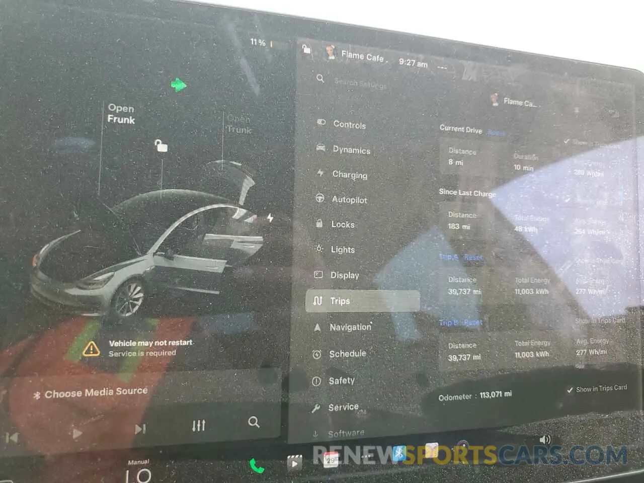 9 Photograph of a damaged car 5YJ3E1EBXKF389362 TESLA MODEL 3 2019