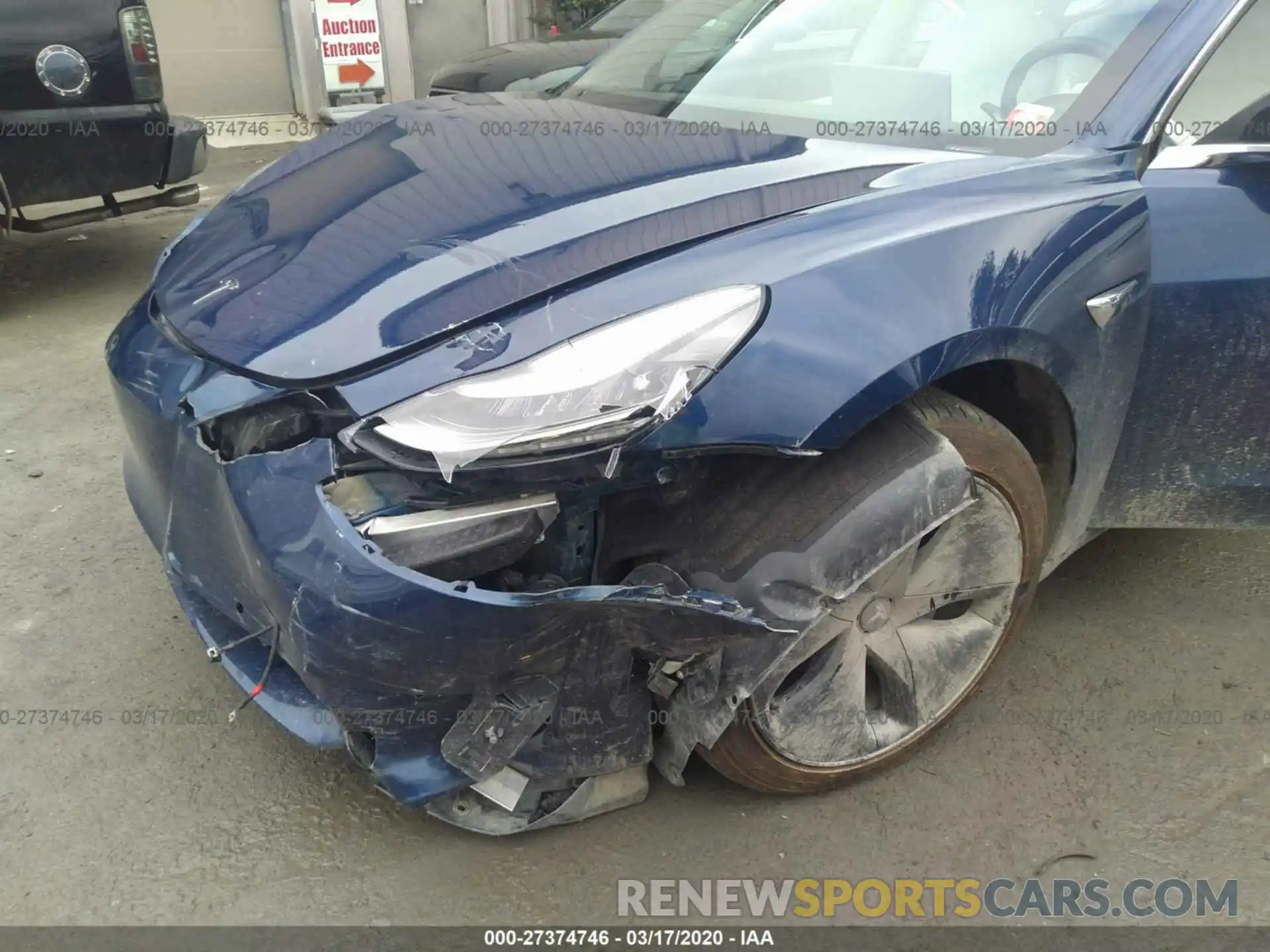 6 Photograph of a damaged car 5YJ3E1EBXKF391001 TESLA MODEL 3 2019