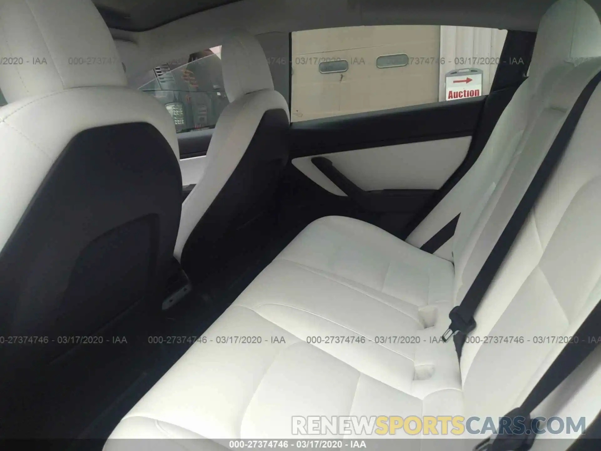 8 Photograph of a damaged car 5YJ3E1EBXKF391001 TESLA MODEL 3 2019