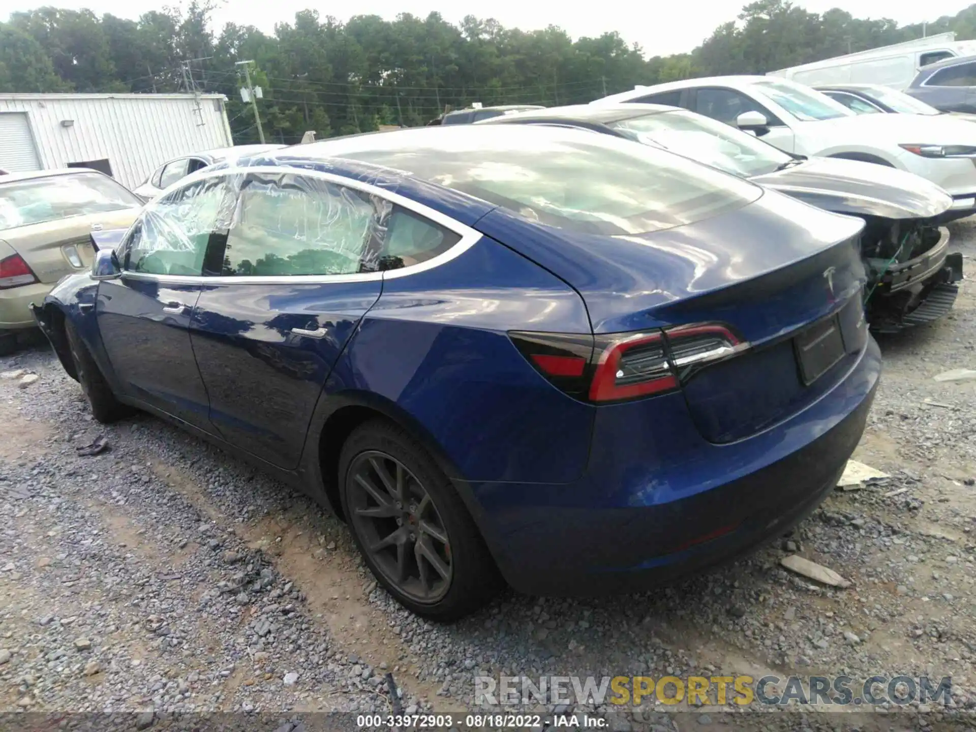 3 Photograph of a damaged car 5YJ3E1EBXKF406757 TESLA MODEL 3 2019