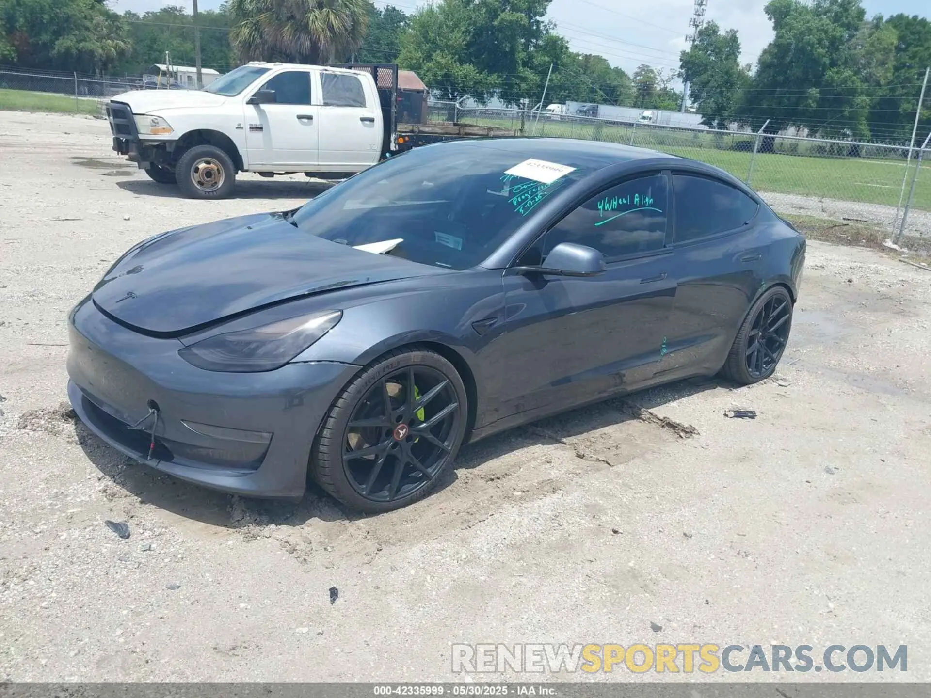 2 Photograph of a damaged car 5YJ3E1EBXKF407245 TESLA MODEL 3 2019