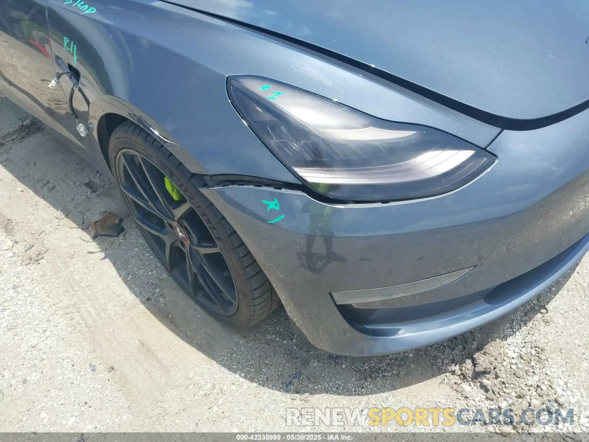 22 Photograph of a damaged car 5YJ3E1EBXKF407245 TESLA MODEL 3 2019