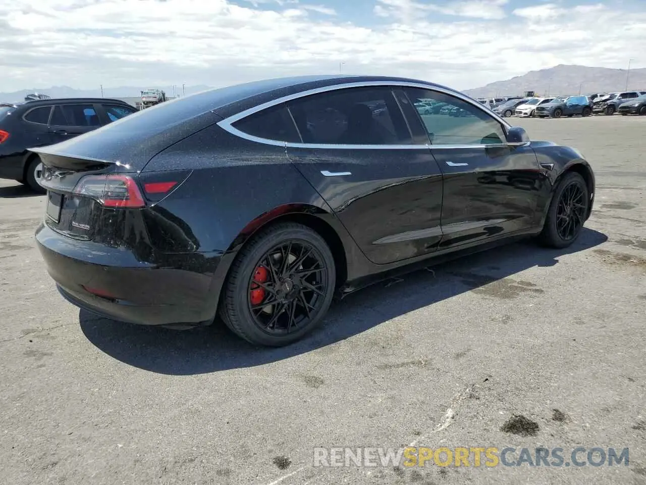 3 Photograph of a damaged car 5YJ3E1EBXKF413434 TESLA MODEL 3 2019