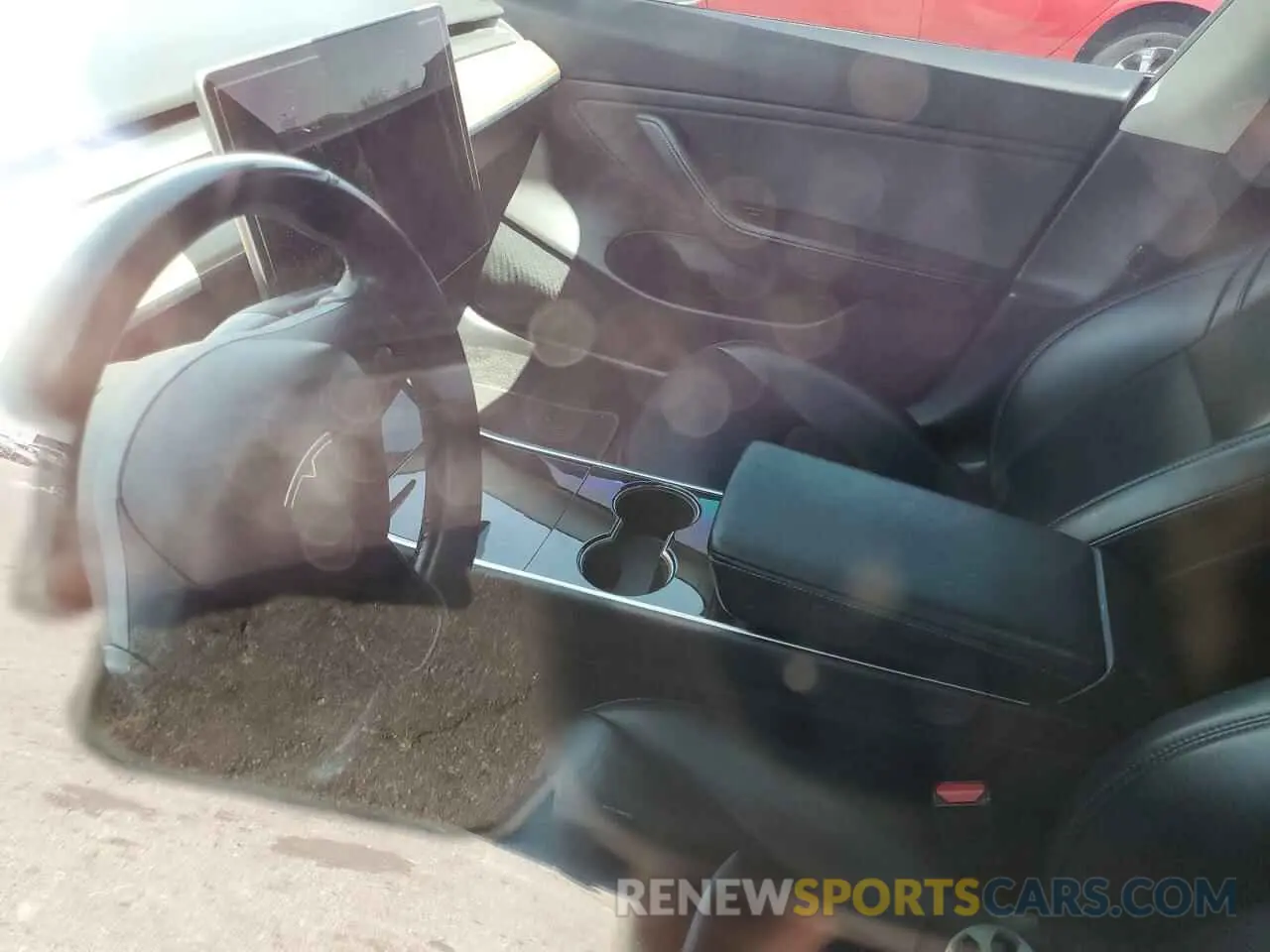 8 Photograph of a damaged car 5YJ3E1EBXKF413434 TESLA MODEL 3 2019