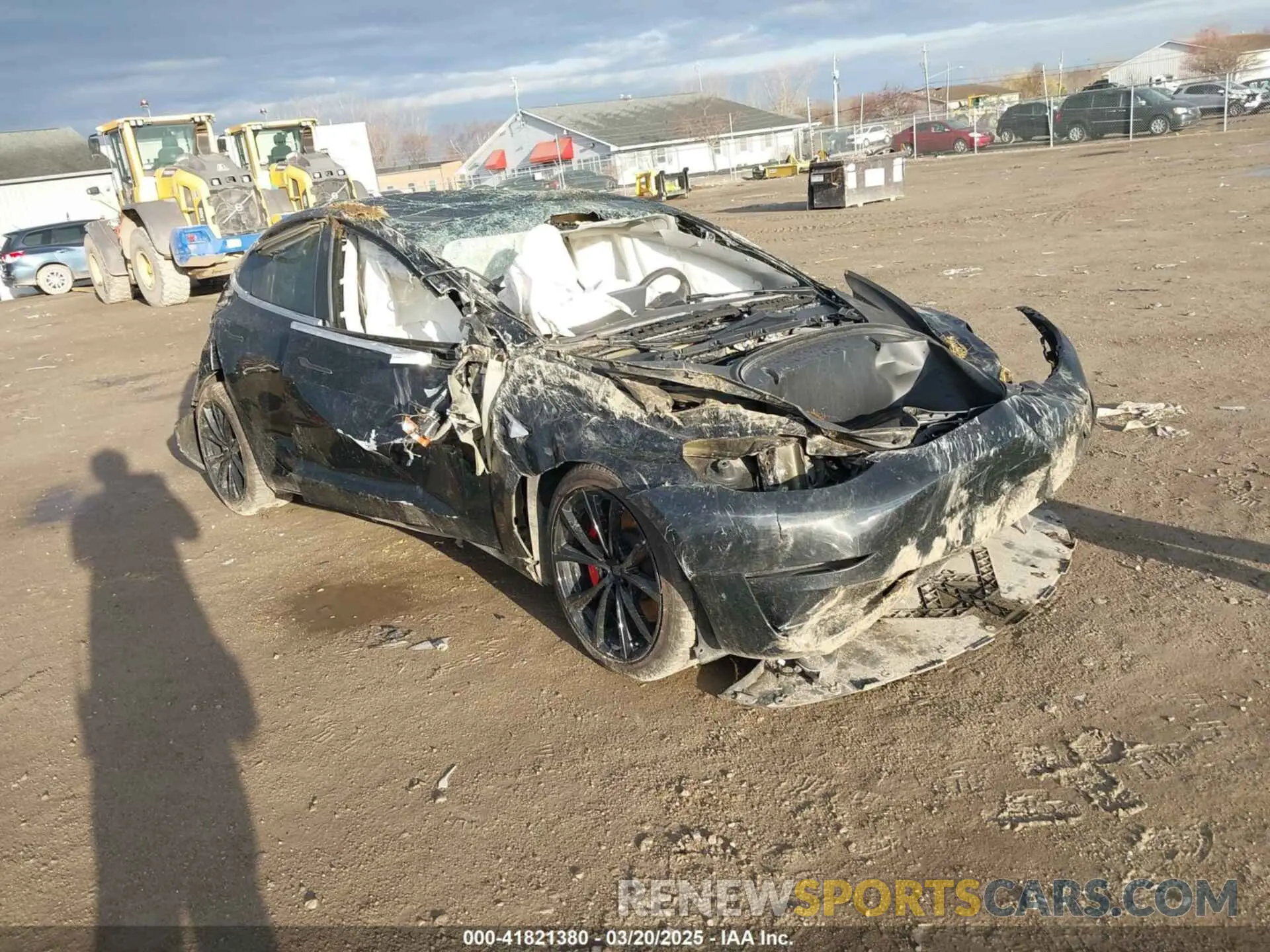 1 Photograph of a damaged car 5YJ3E1EBXKF413708 TESLA MODEL 3 2019