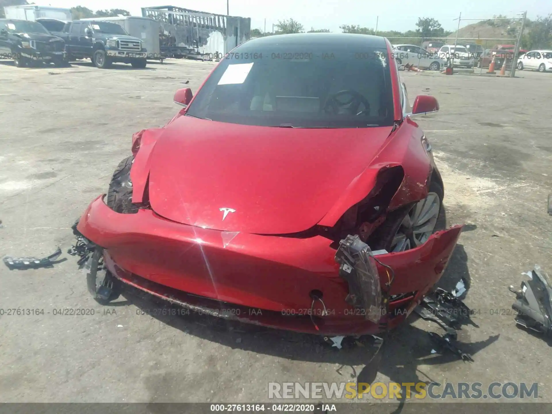 6 Photograph of a damaged car 5YJ3E1EBXKF422053 TESLA MODEL 3 2019