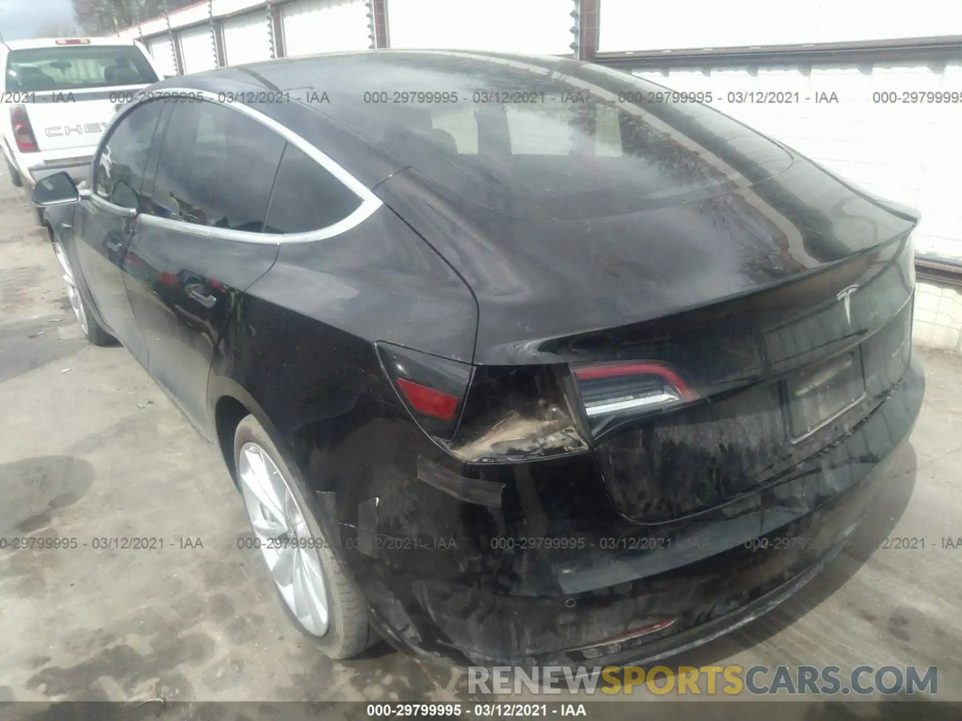 3 Photograph of a damaged car 5YJ3E1EBXKF433666 TESLA MODEL 3 2019