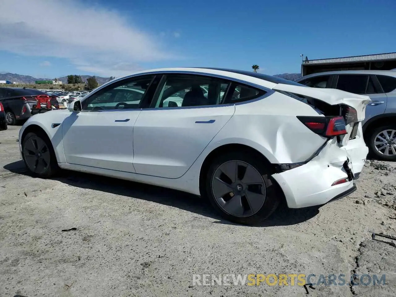 2 Photograph of a damaged car 5YJ3E1EBXKF436941 TESLA MODEL 3 2019