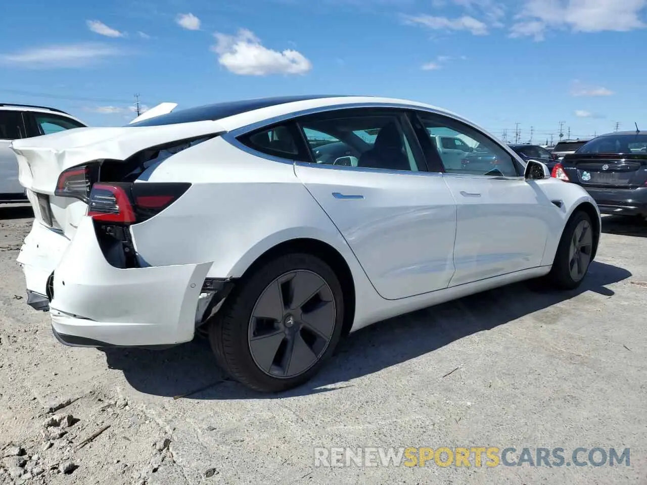3 Photograph of a damaged car 5YJ3E1EBXKF436941 TESLA MODEL 3 2019