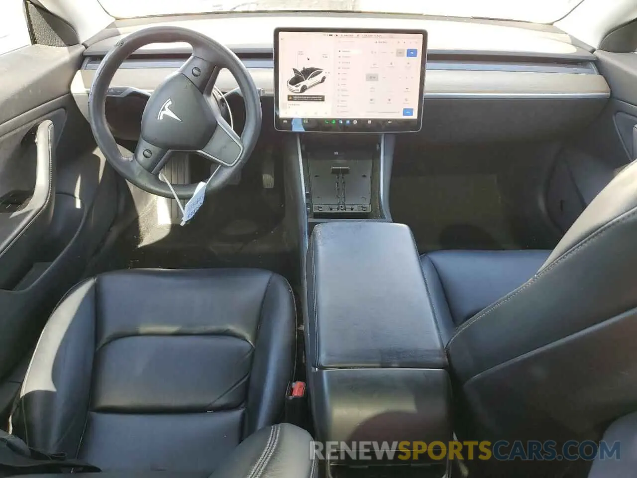 8 Photograph of a damaged car 5YJ3E1EBXKF436941 TESLA MODEL 3 2019