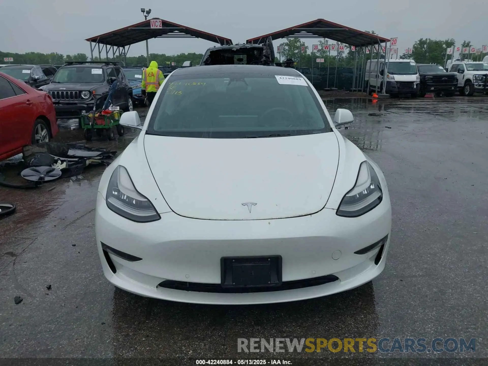 13 Photograph of a damaged car 5YJ3E1EBXKF442335 TESLA MODEL 3 2019