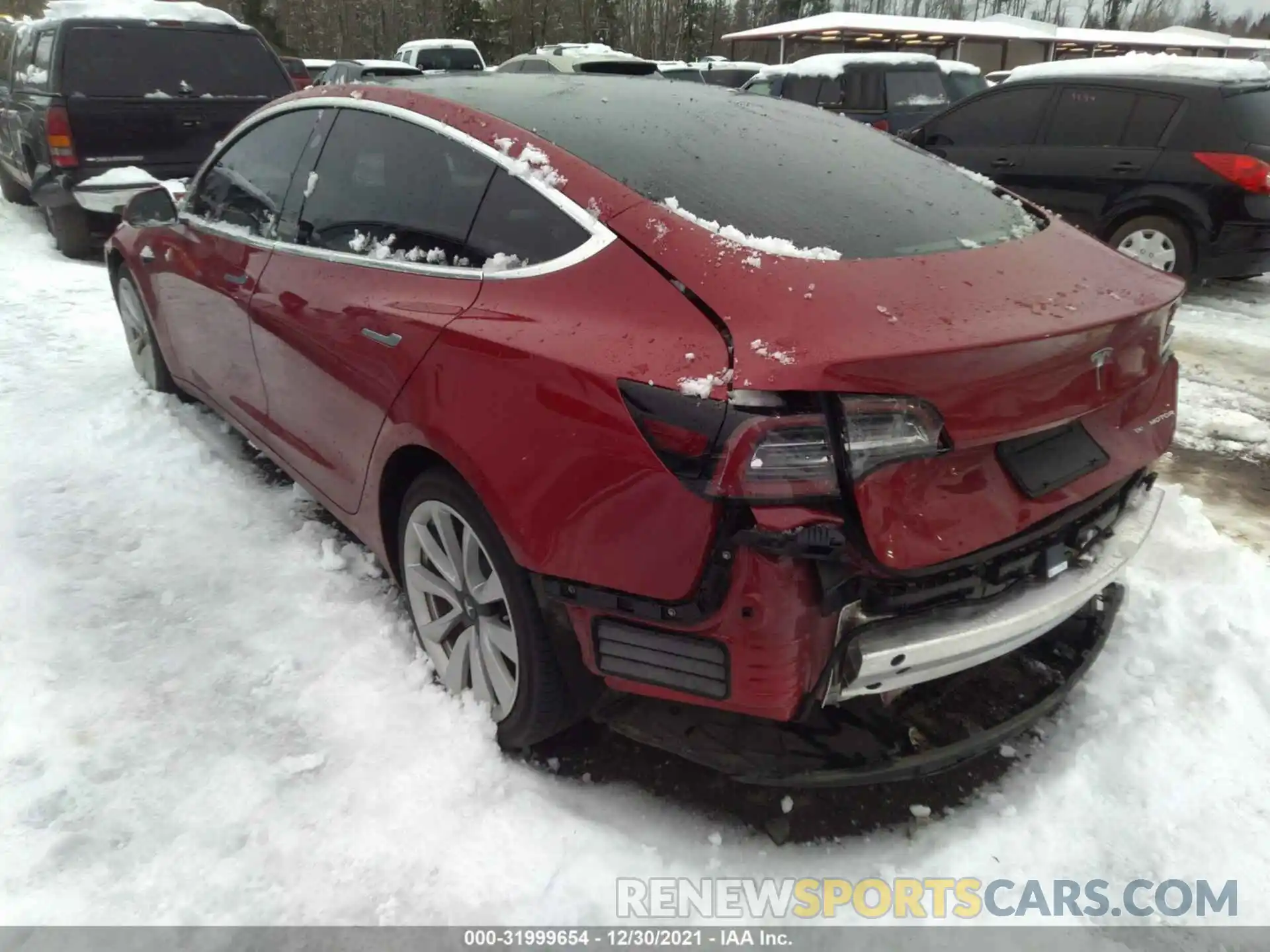 3 Photograph of a damaged car 5YJ3E1EBXKF454565 TESLA MODEL 3 2019