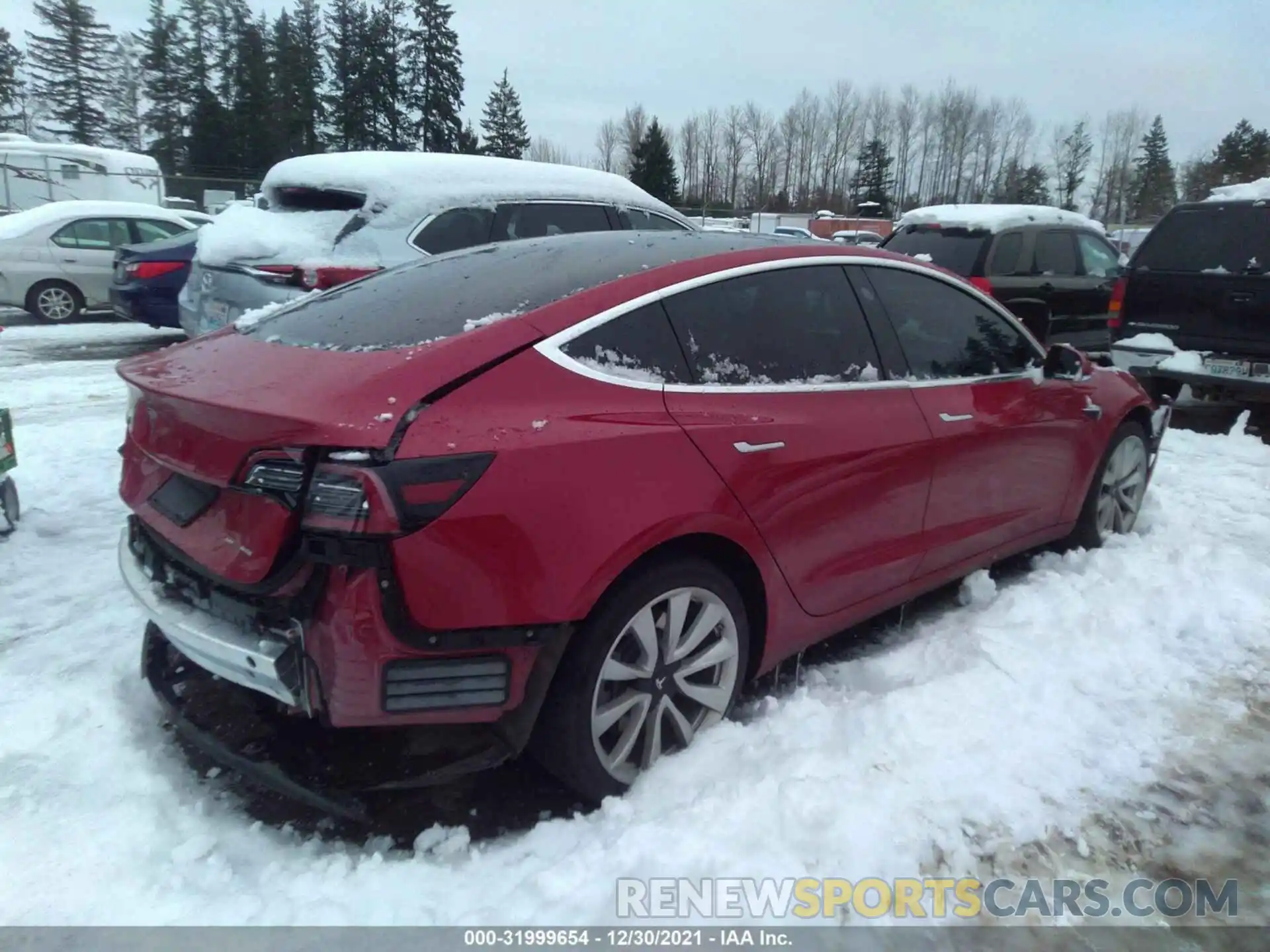 4 Photograph of a damaged car 5YJ3E1EBXKF454565 TESLA MODEL 3 2019