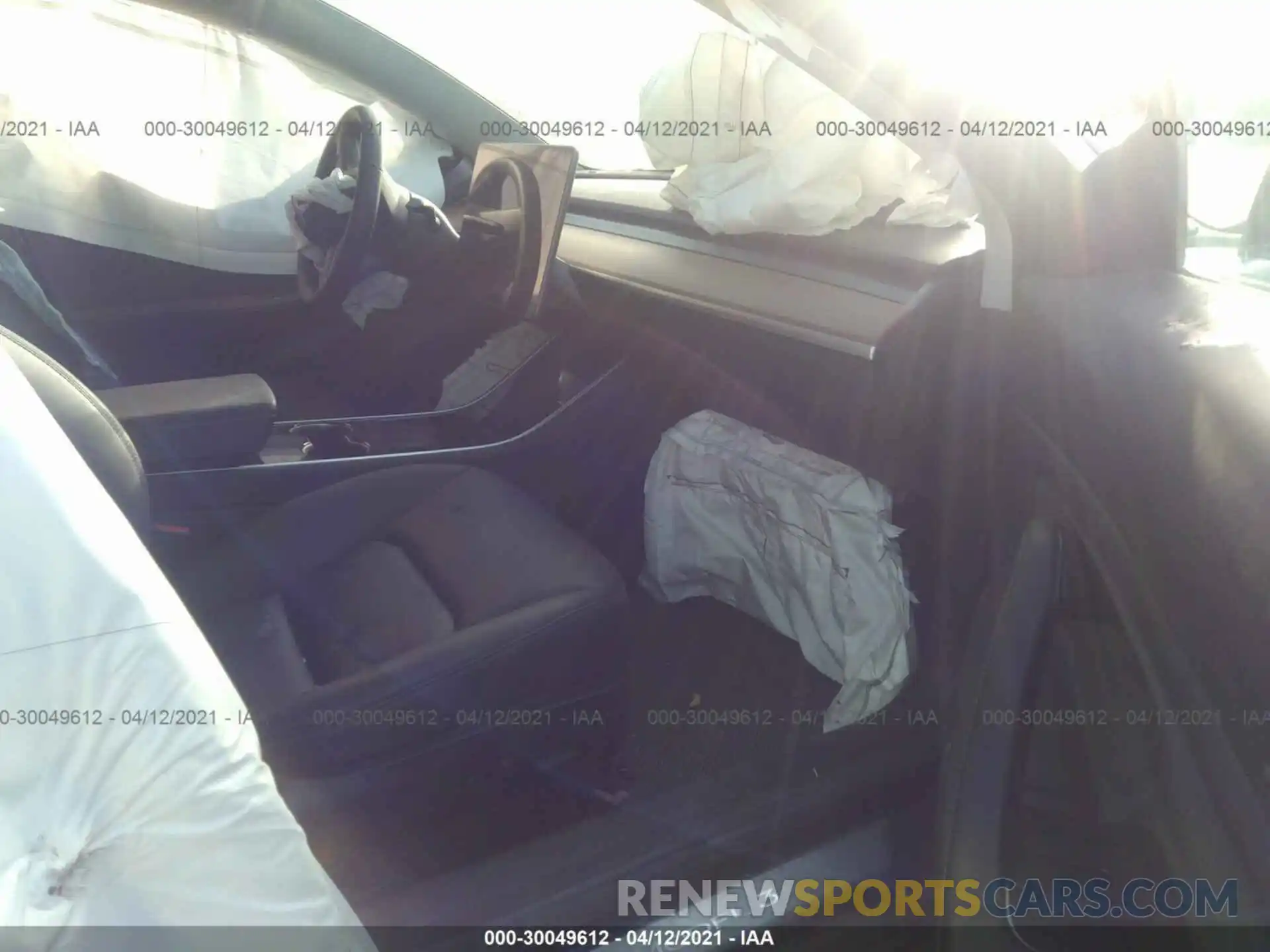 5 Photograph of a damaged car 5YJ3E1EBXKF492894 TESLA MODEL 3 2019