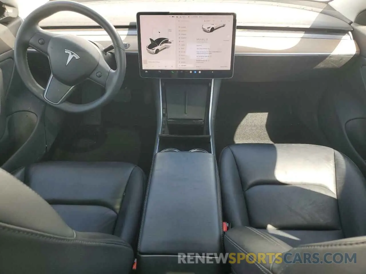8 Photograph of a damaged car 5YJ3E1EBXKF494161 TESLA MODEL 3 2019