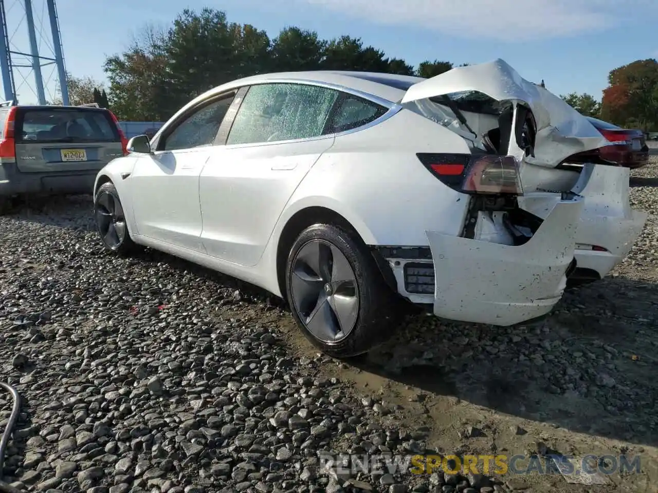 3 Photograph of a damaged car 5YJ3E1EBXKF494385 TESLA MODEL 3 2019