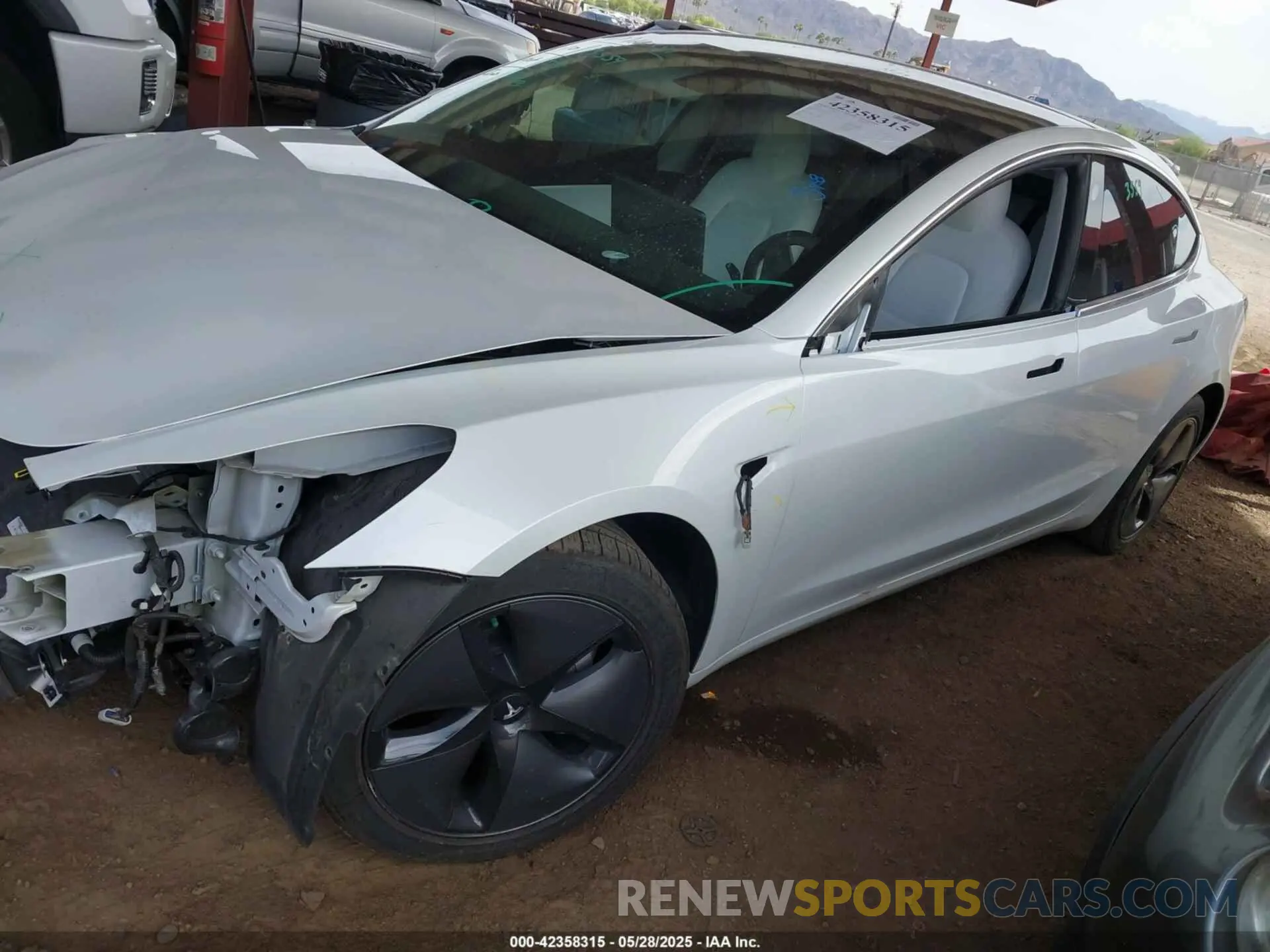 19 Photograph of a damaged car 5YJ3E1EBXKF513002 TESLA MODEL 3 2019