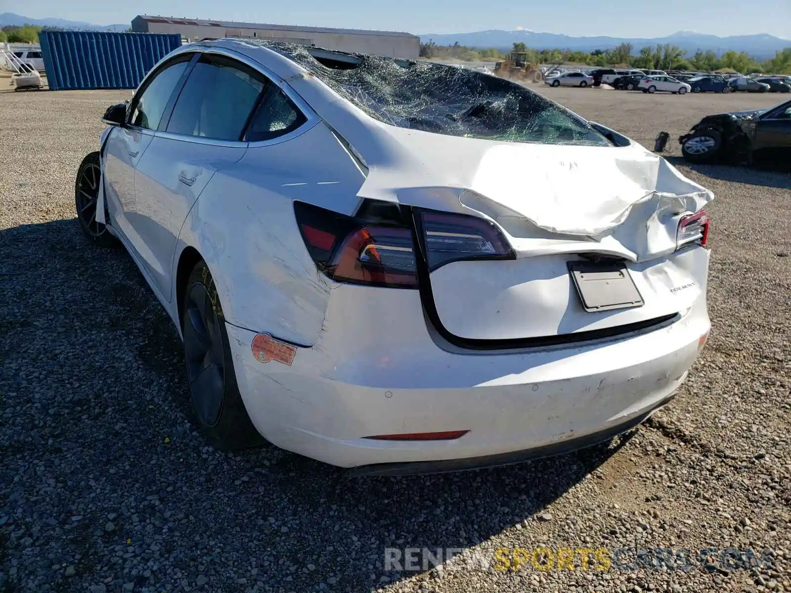 3 Photograph of a damaged car 5YJ3E1EBXKF517728 TESLA MODEL 3 2019