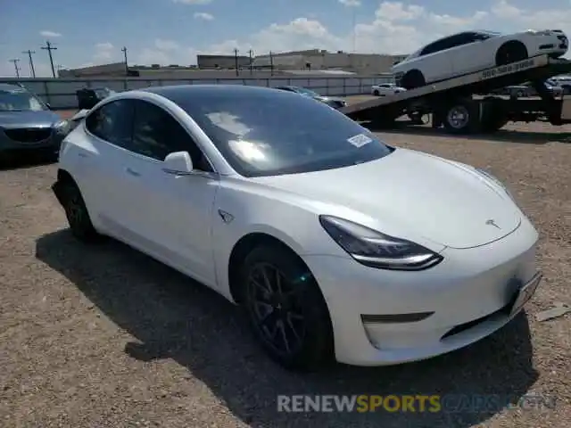 1 Photograph of a damaged car 5YJ3E1EA0LF504561 TESLA MODEL 3 2020