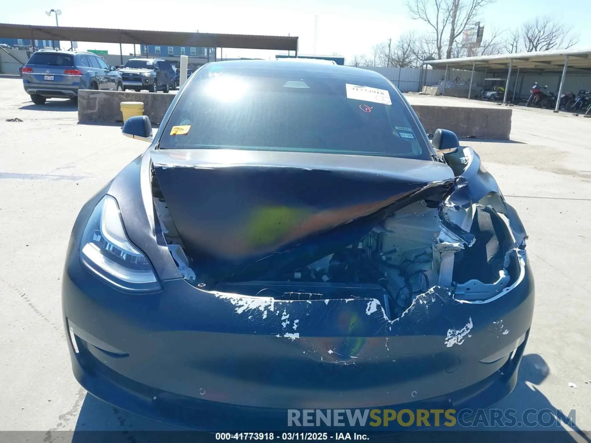 6 Photograph of a damaged car 5YJ3E1EA0LF597761 TESLA MODEL 3 2020