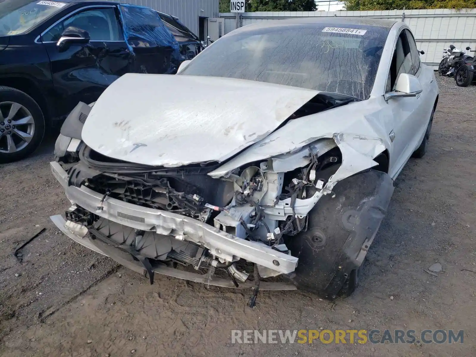 9 Photograph of a damaged car 5YJ3E1EA0LF614820 TESLA MODEL 3 2020