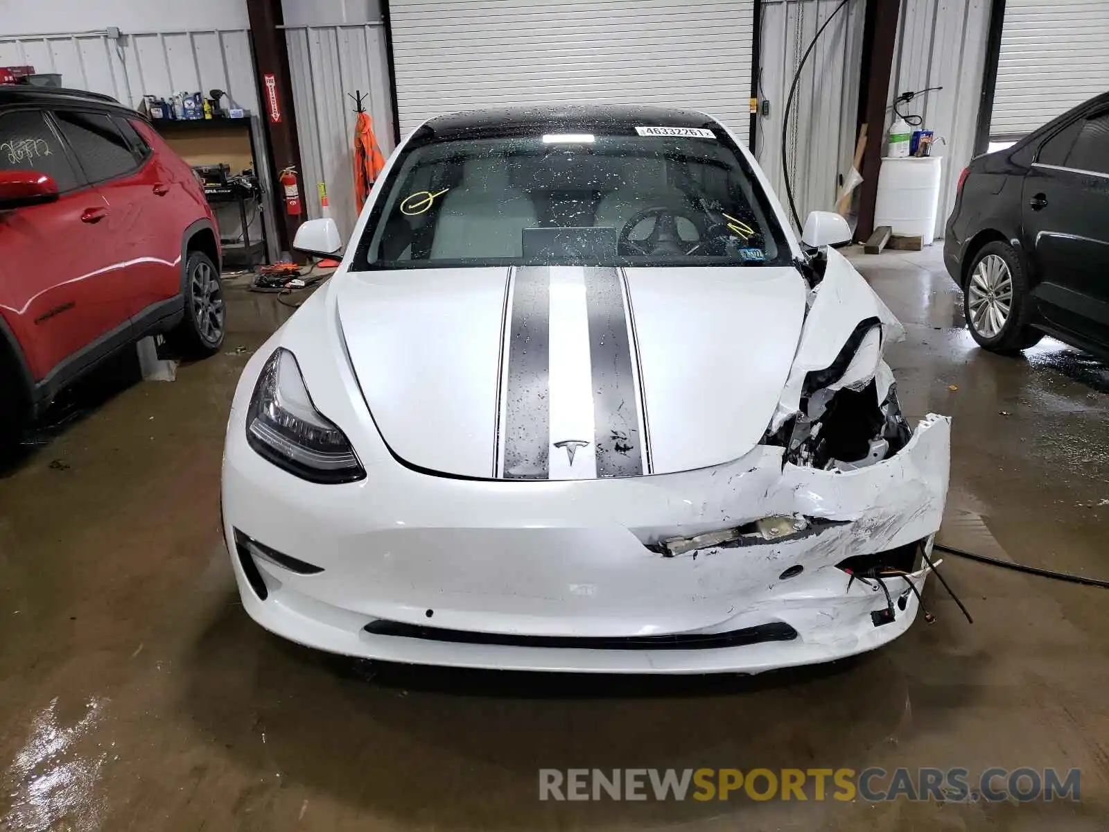 9 Photograph of a damaged car 5YJ3E1EA0LF615515 TESLA MODEL 3 2020