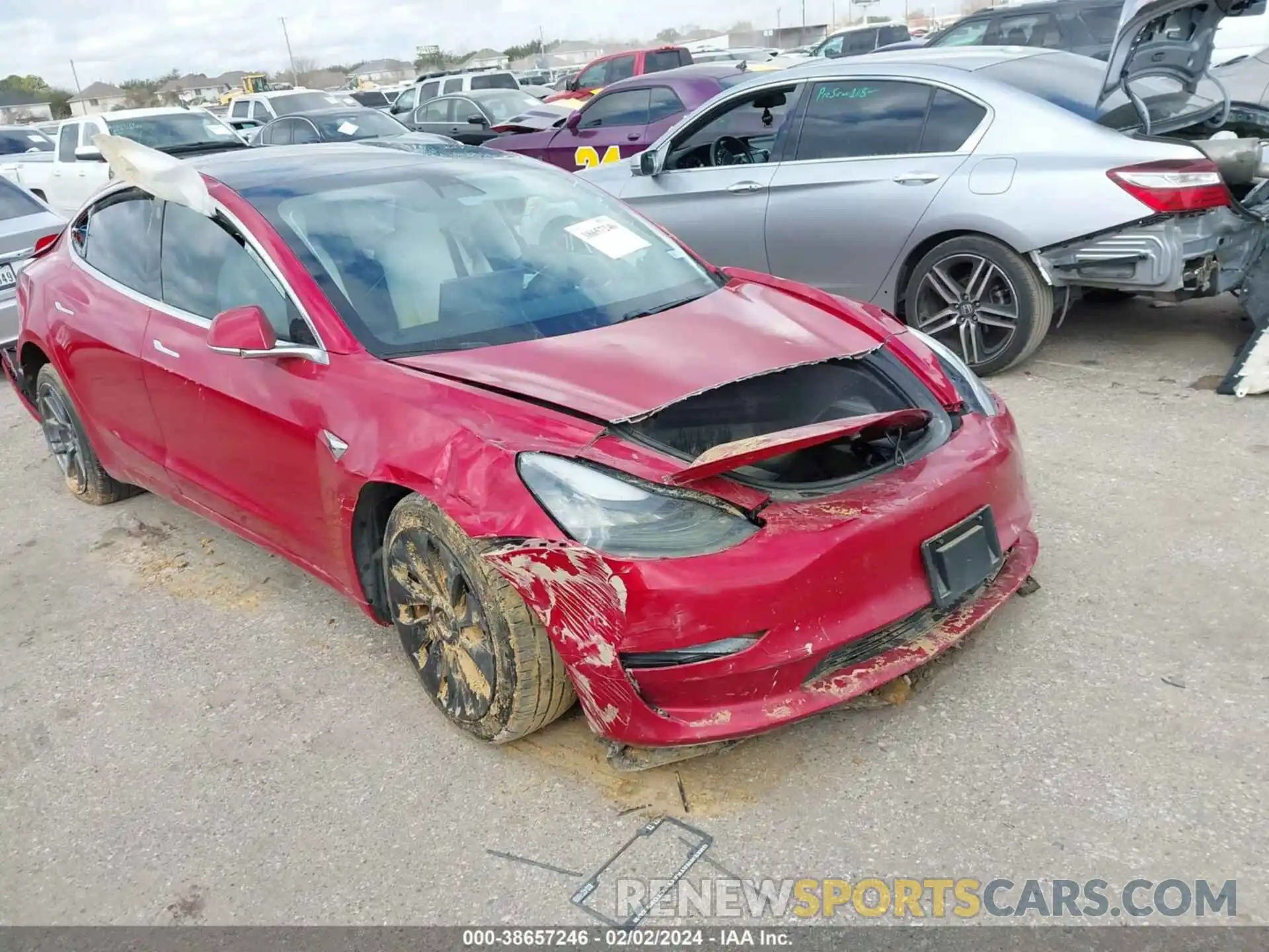 21 Photograph of a damaged car 5YJ3E1EA0LF634663 TESLA MODEL 3 2020