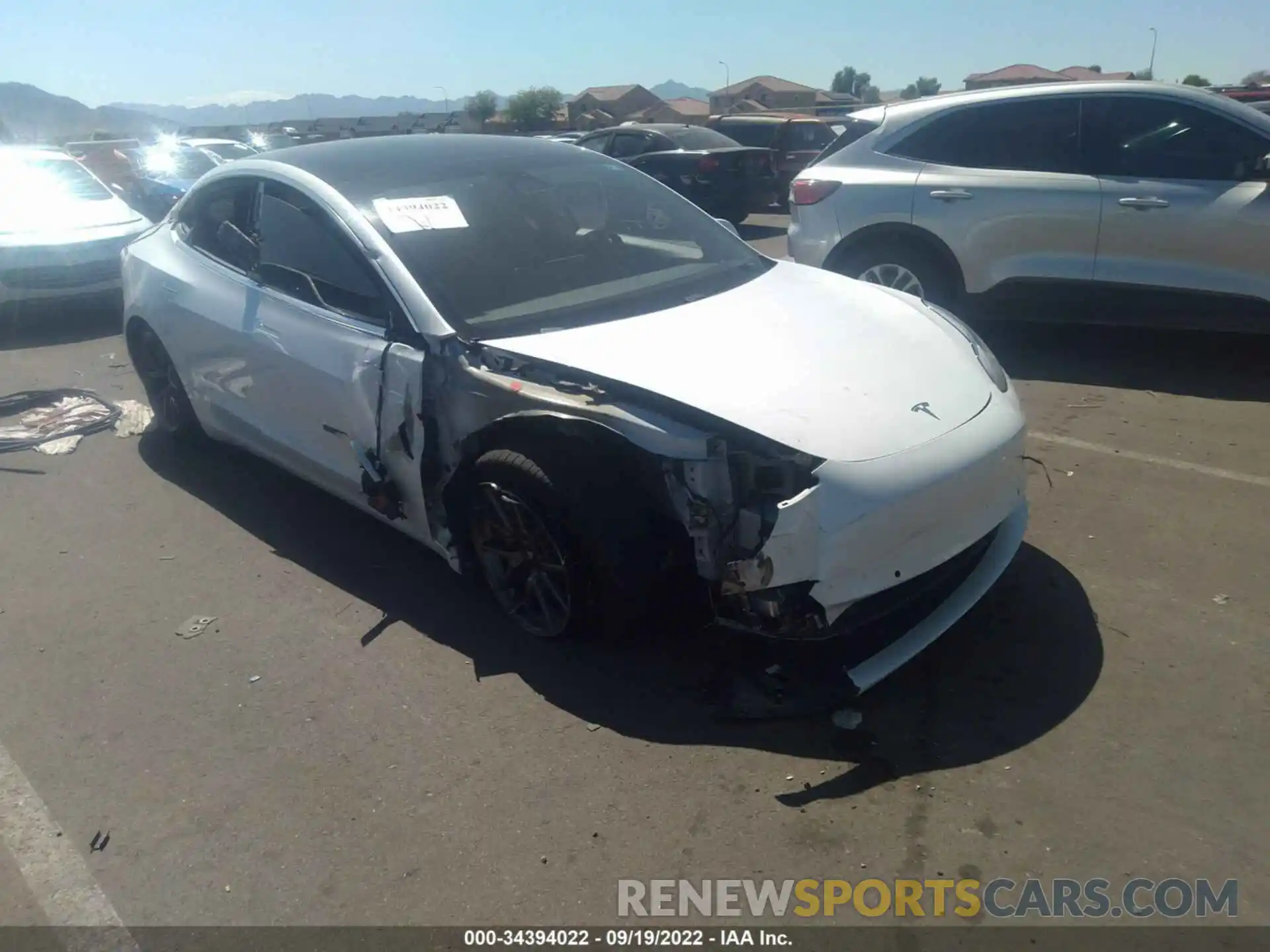 6 Photograph of a damaged car 5YJ3E1EA0LF660227 TESLA MODEL 3 2020