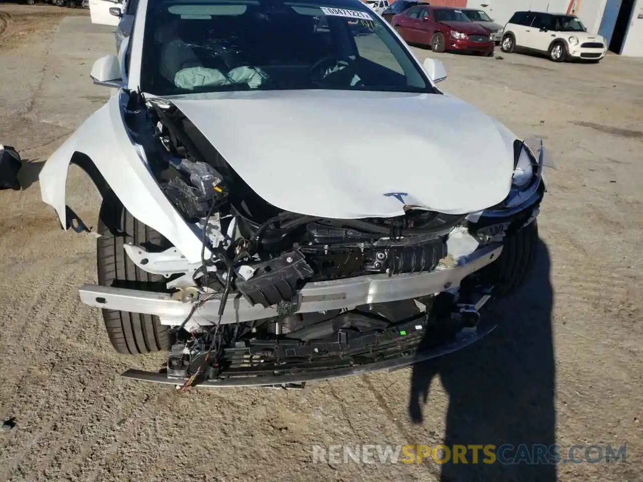 9 Photograph of a damaged car 5YJ3E1EA0LF660597 TESLA MODEL 3 2020