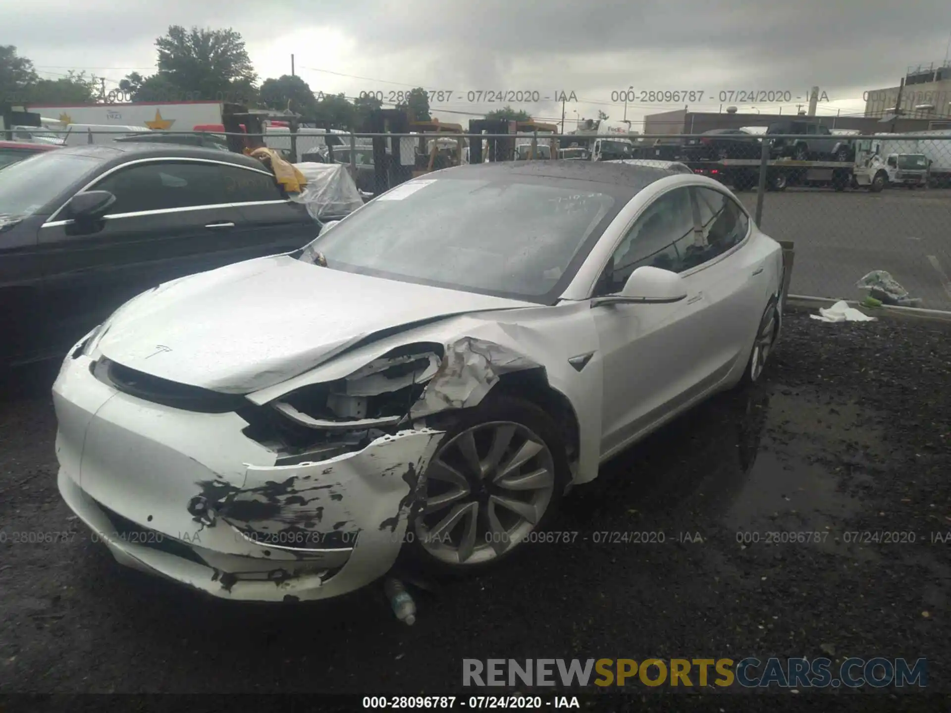 6 Photograph of a damaged car 5YJ3E1EA0LF661569 TESLA MODEL 3 2020