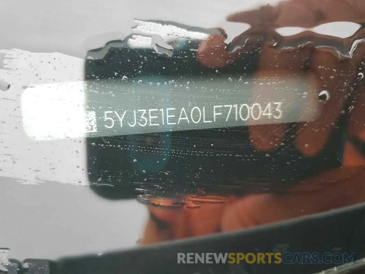13 Photograph of a damaged car 5YJ3E1EA0LF710043 TESLA MODEL 3 2020