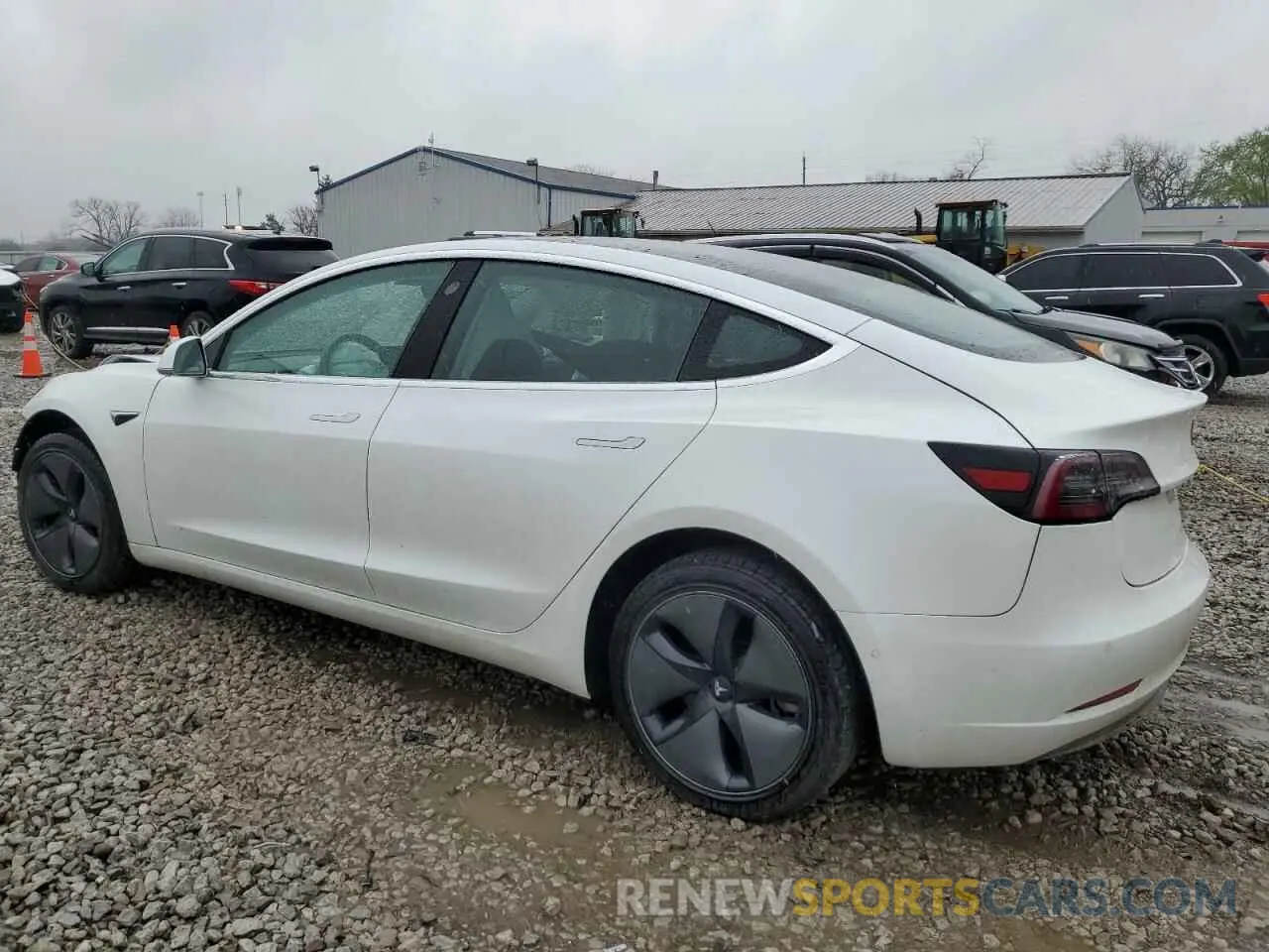 2 Photograph of a damaged car 5YJ3E1EA0LF710043 TESLA MODEL 3 2020