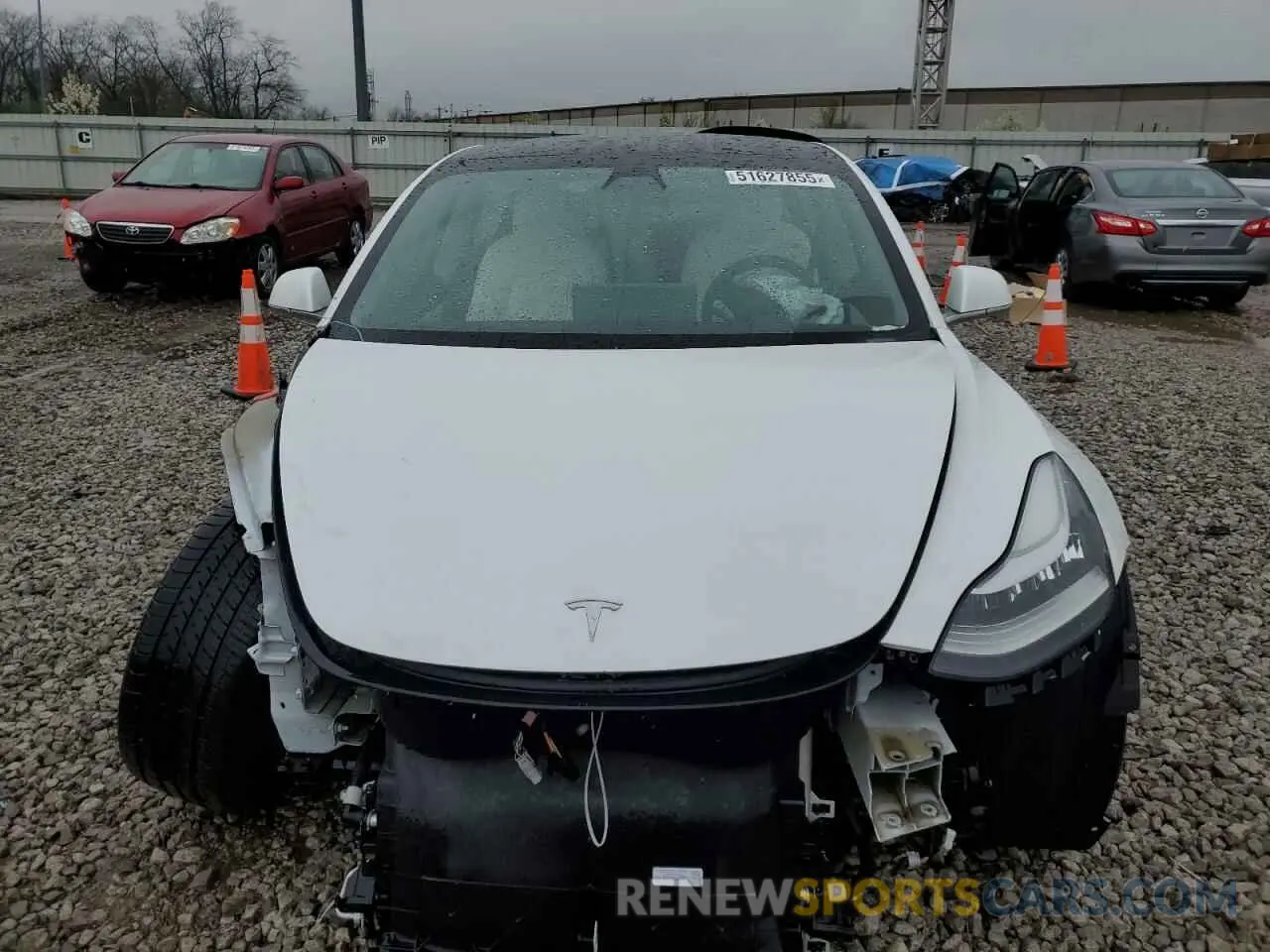 5 Photograph of a damaged car 5YJ3E1EA0LF710043 TESLA MODEL 3 2020