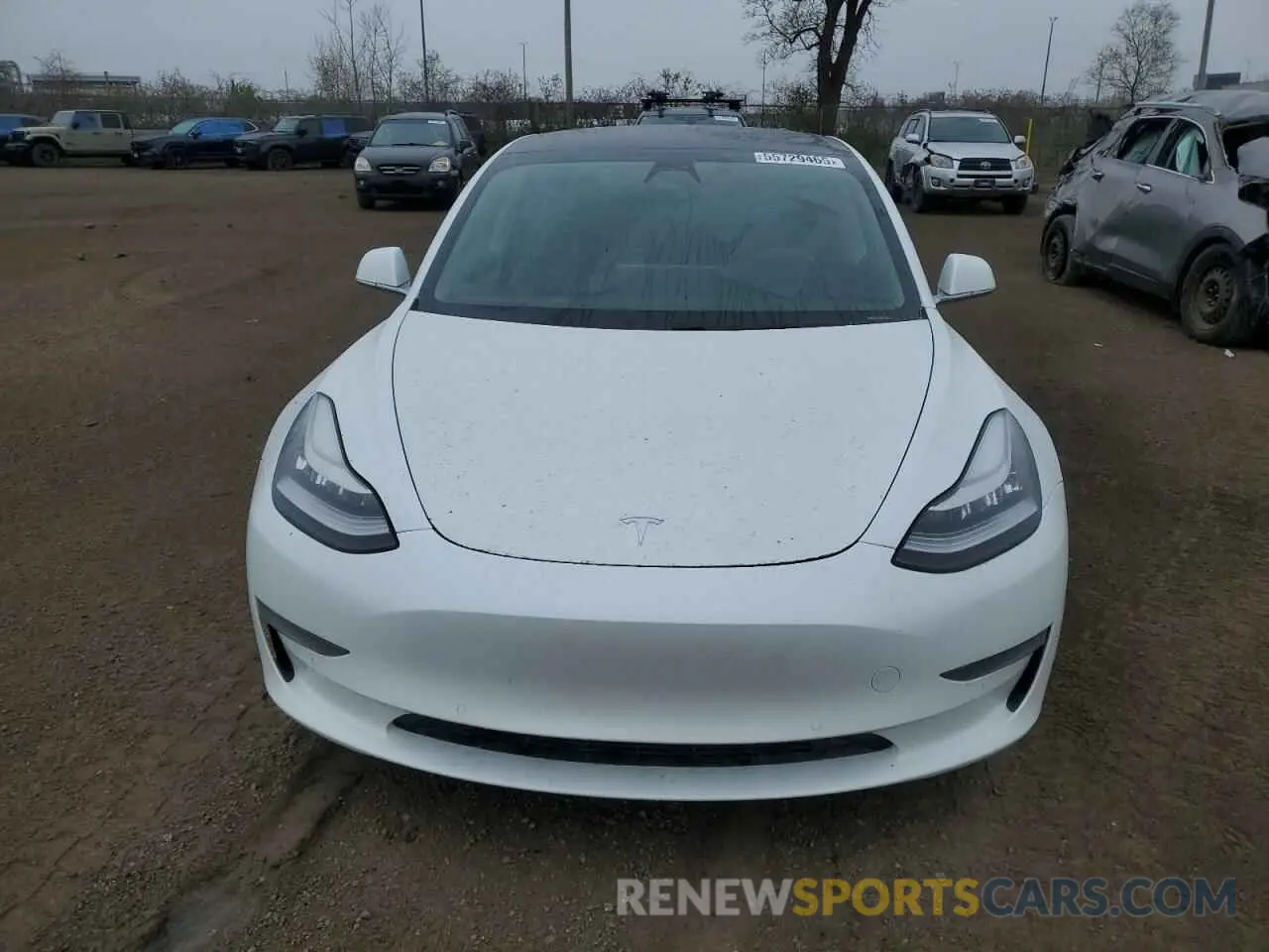 5 Photograph of a damaged car 5YJ3E1EA0LF715713 TESLA MODEL 3 2020