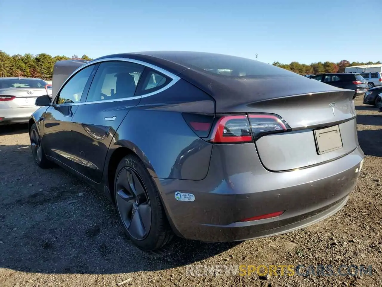 3 Photograph of a damaged car 5YJ3E1EA0LF745584 TESLA MODEL 3 2020