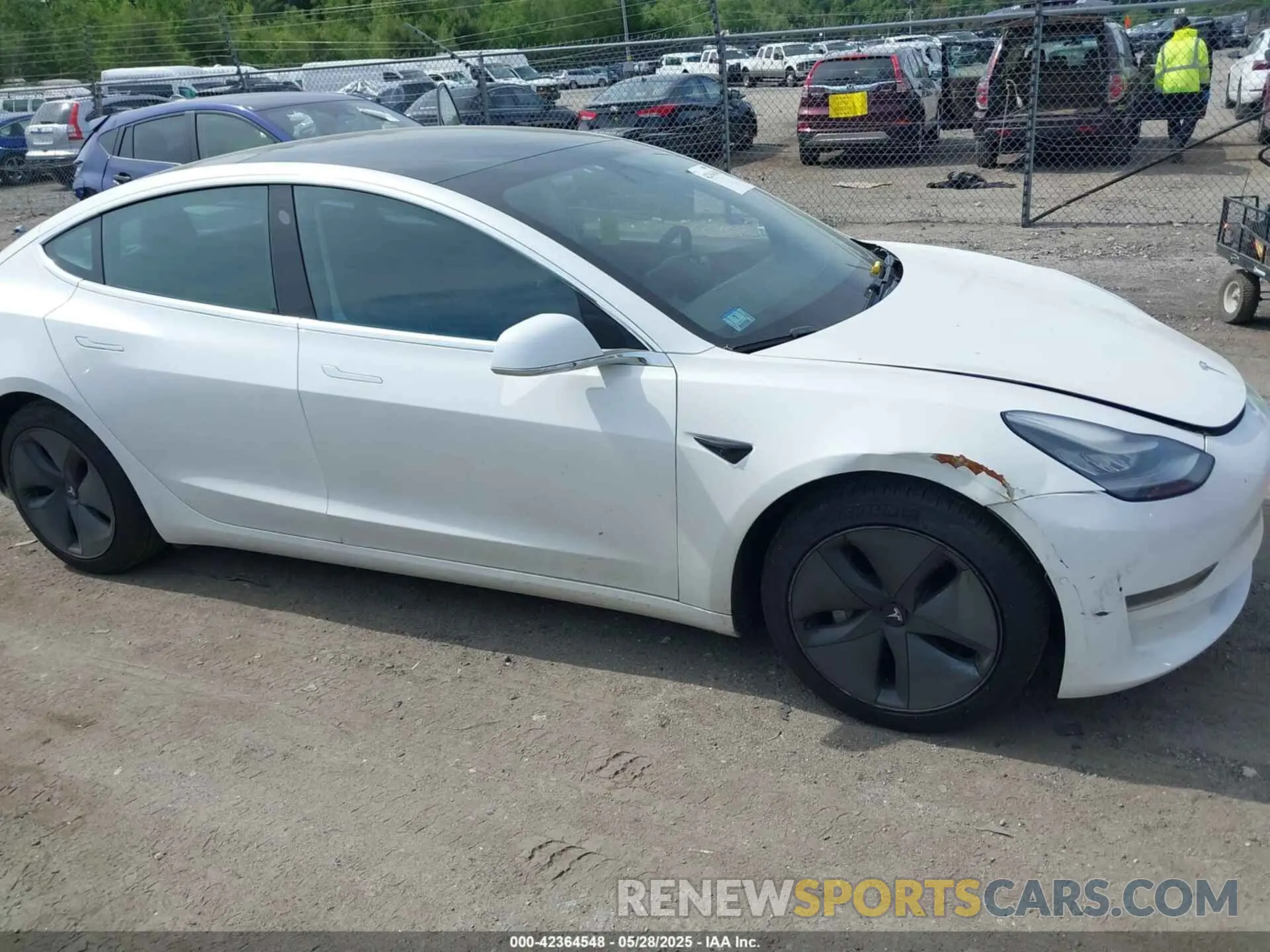 13 Photograph of a damaged car 5YJ3E1EA0LF747089 TESLA MODEL 3 2020