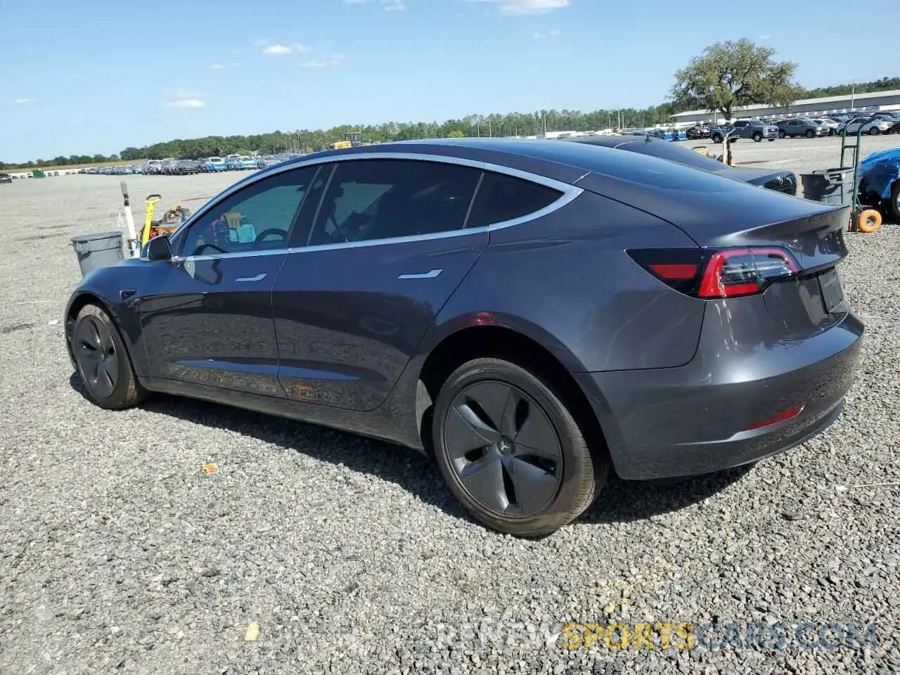 2 Photograph of a damaged car 5YJ3E1EA0LF784854 TESLA MODEL 3 2020