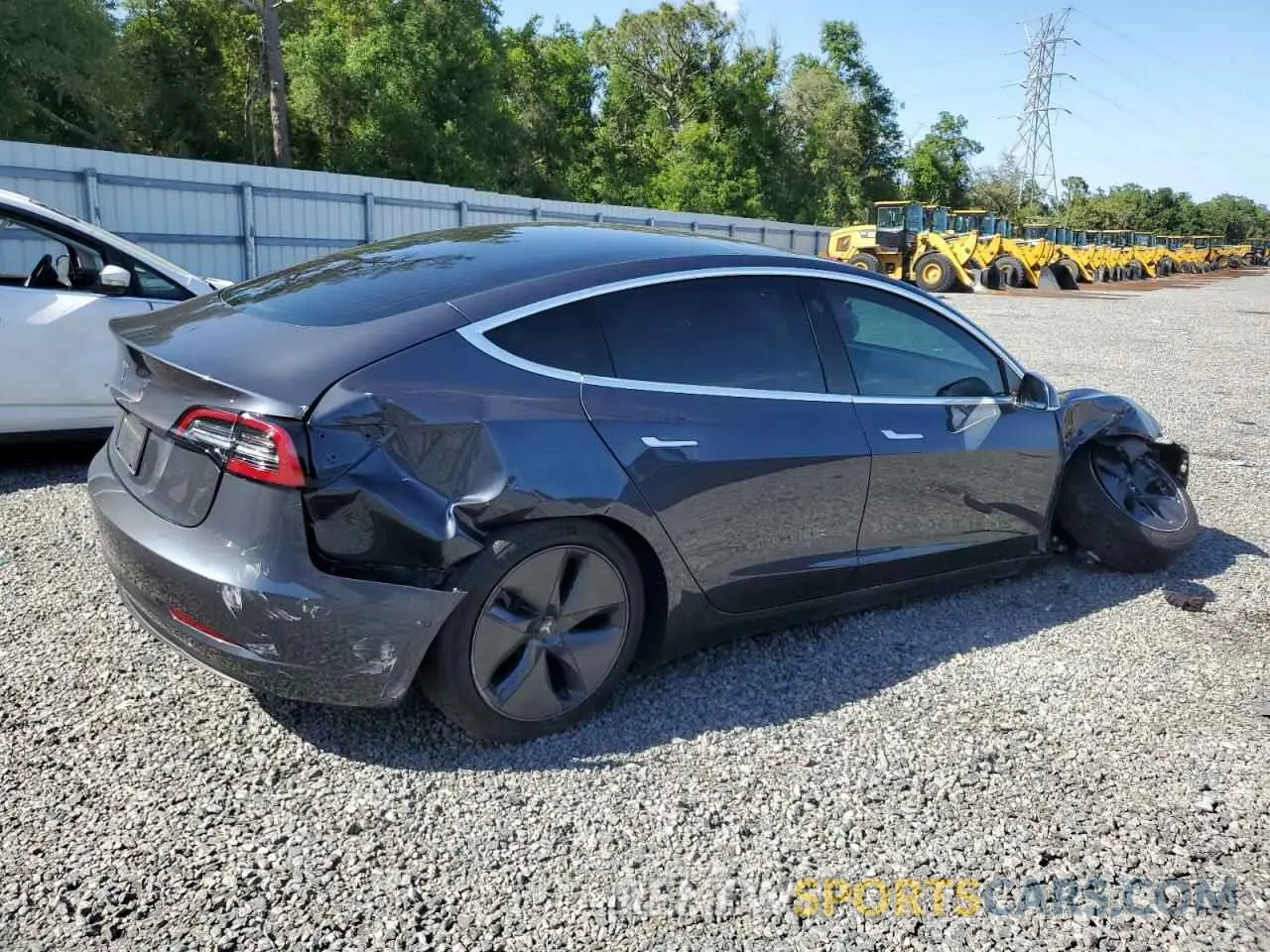 3 Photograph of a damaged car 5YJ3E1EA0LF784854 TESLA MODEL 3 2020