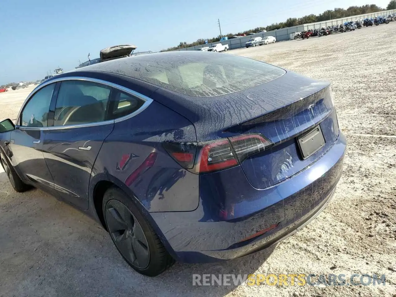 2 Photograph of a damaged car 5YJ3E1EA0LF792419 TESLA MODEL 3 2020