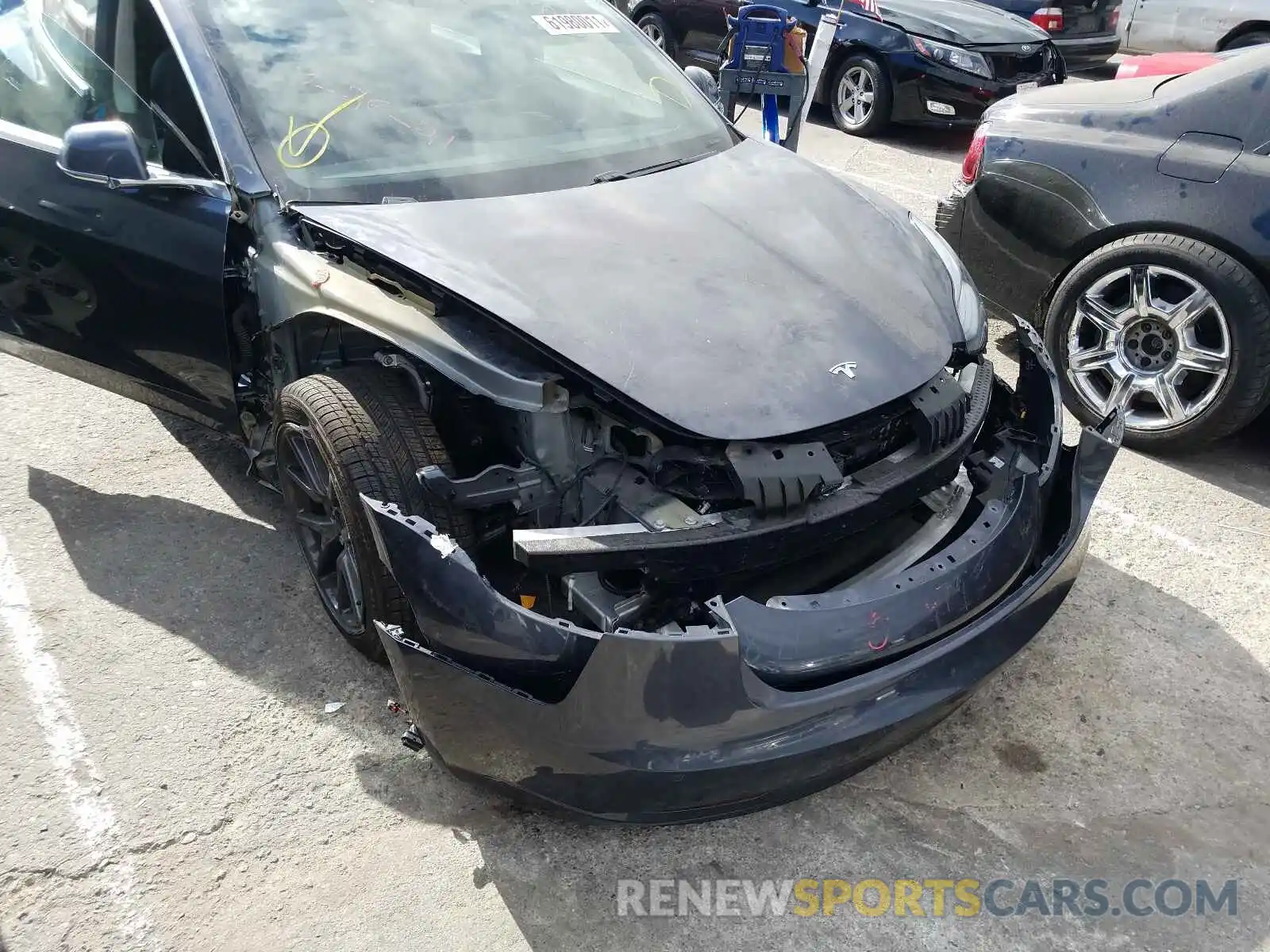 9 Photograph of a damaged car 5YJ3E1EA0LF799192 TESLA MODEL 3 2020