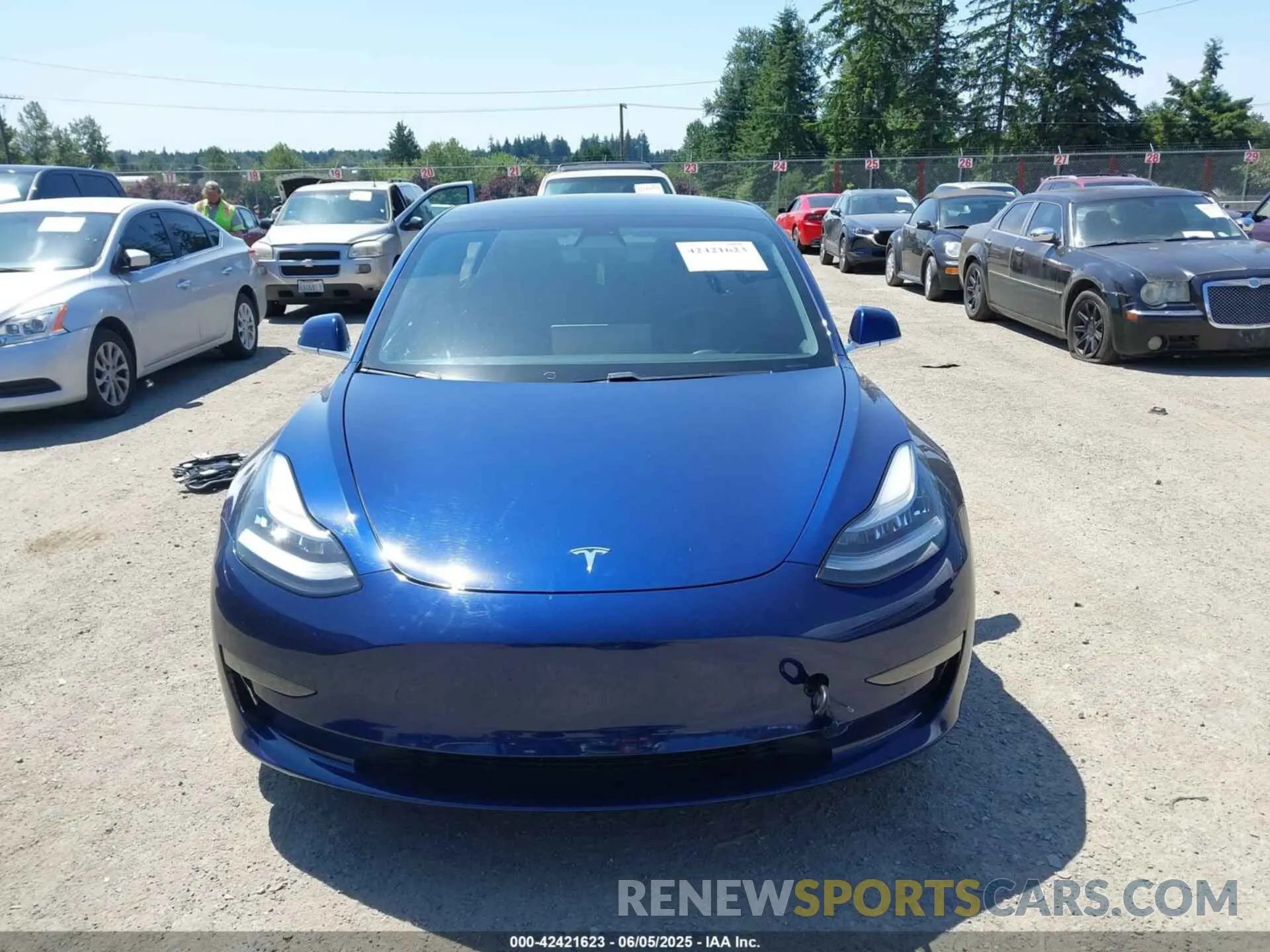 13 Photograph of a damaged car 5YJ3E1EA0LF807954 TESLA MODEL 3 2020