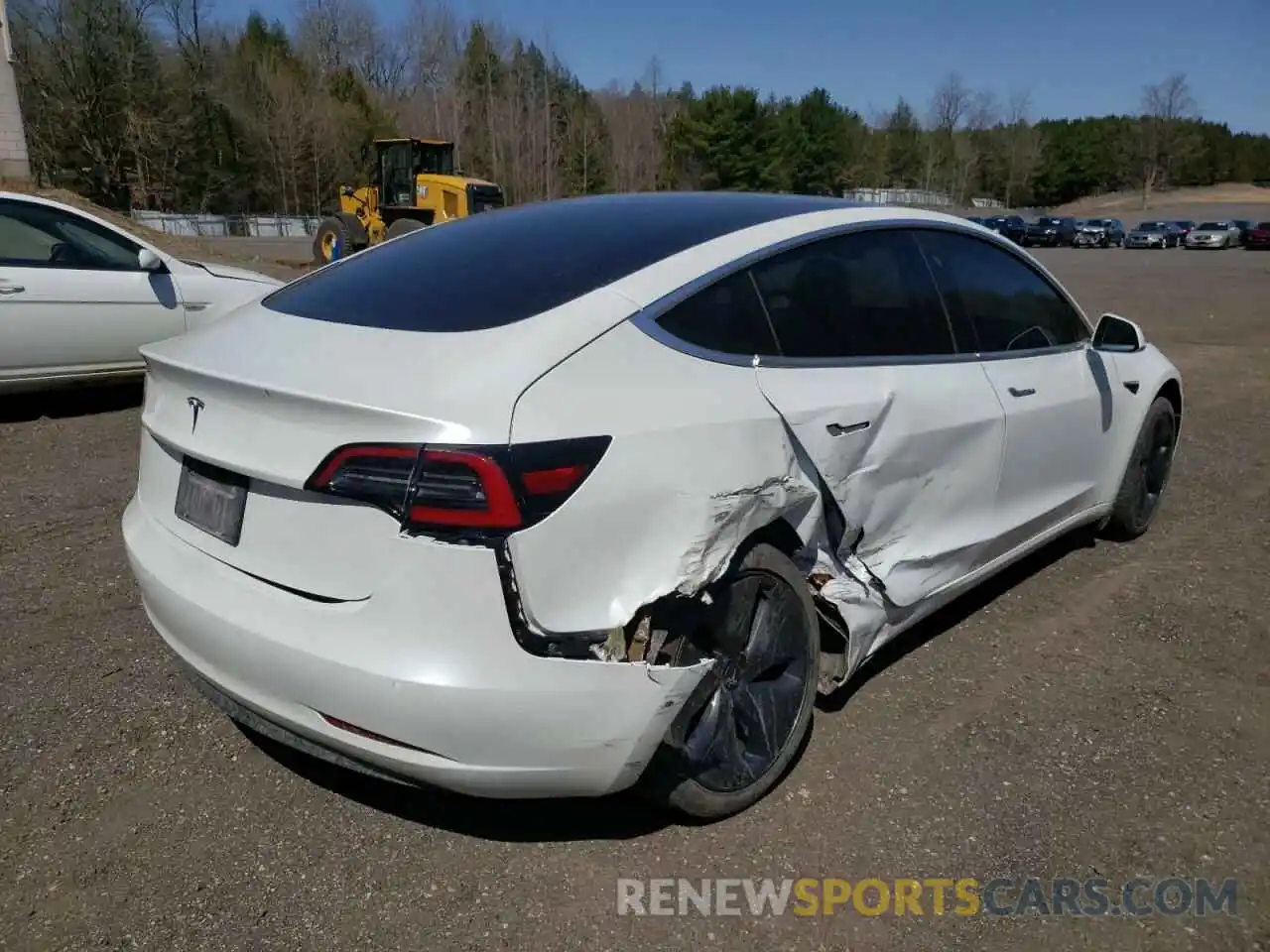 4 Photograph of a damaged car 5YJ3E1EA1LF603762 TESLA MODEL 3 2020