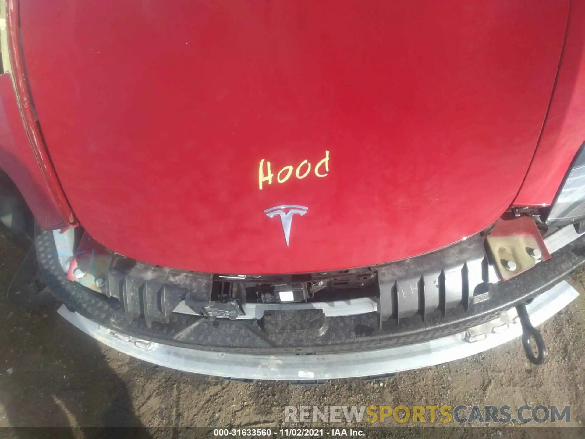 10 Photograph of a damaged car 5YJ3E1EA1LF613854 TESLA MODEL 3 2020