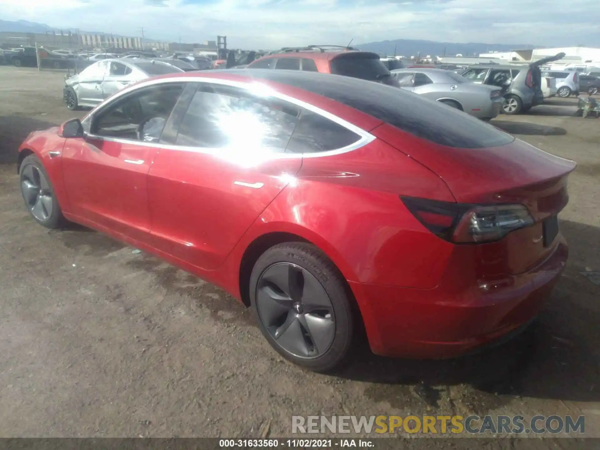 3 Photograph of a damaged car 5YJ3E1EA1LF613854 TESLA MODEL 3 2020