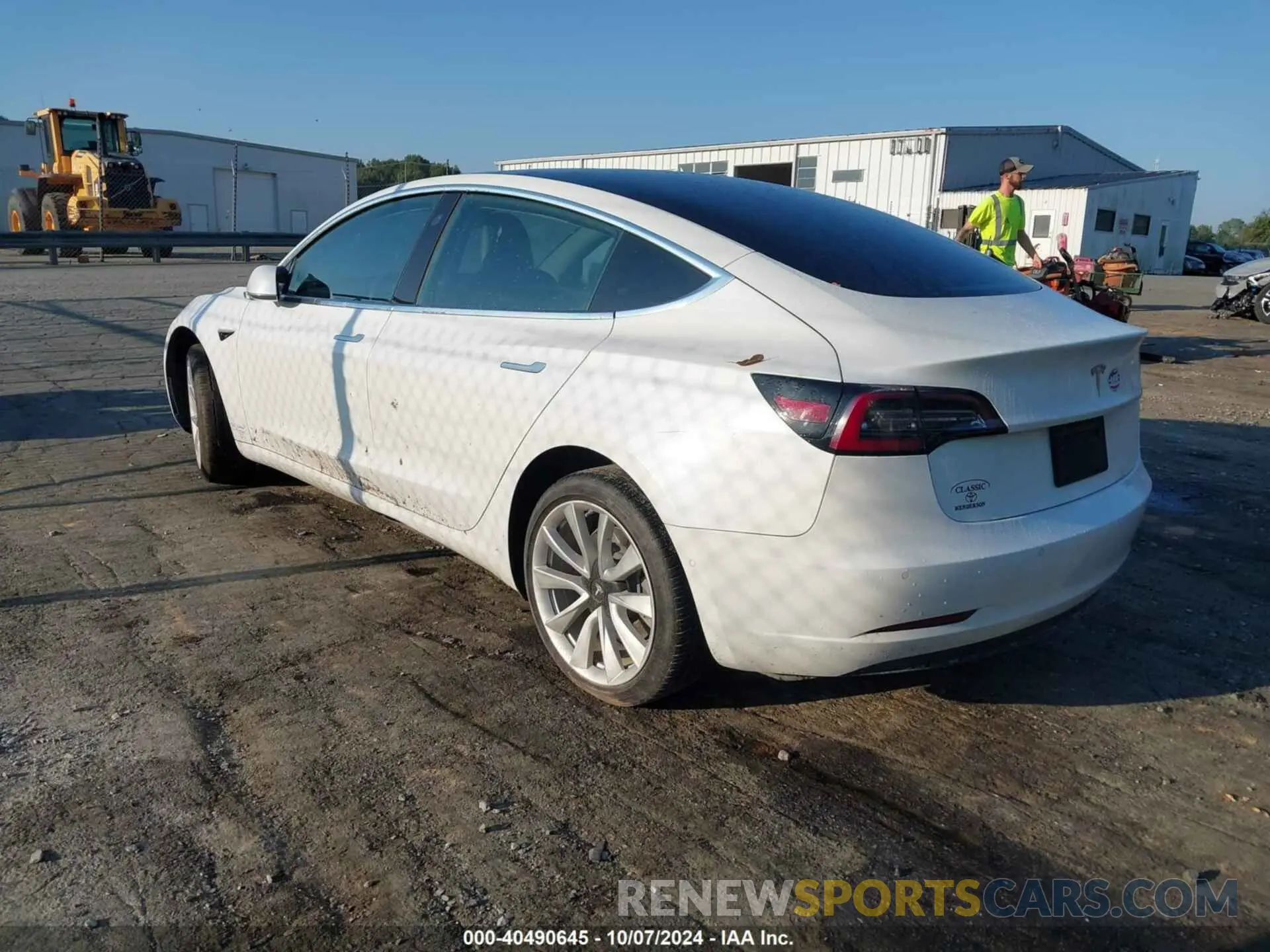 3 Photograph of a damaged car 5YJ3E1EA1LF614440 TESLA MODEL 3 2020