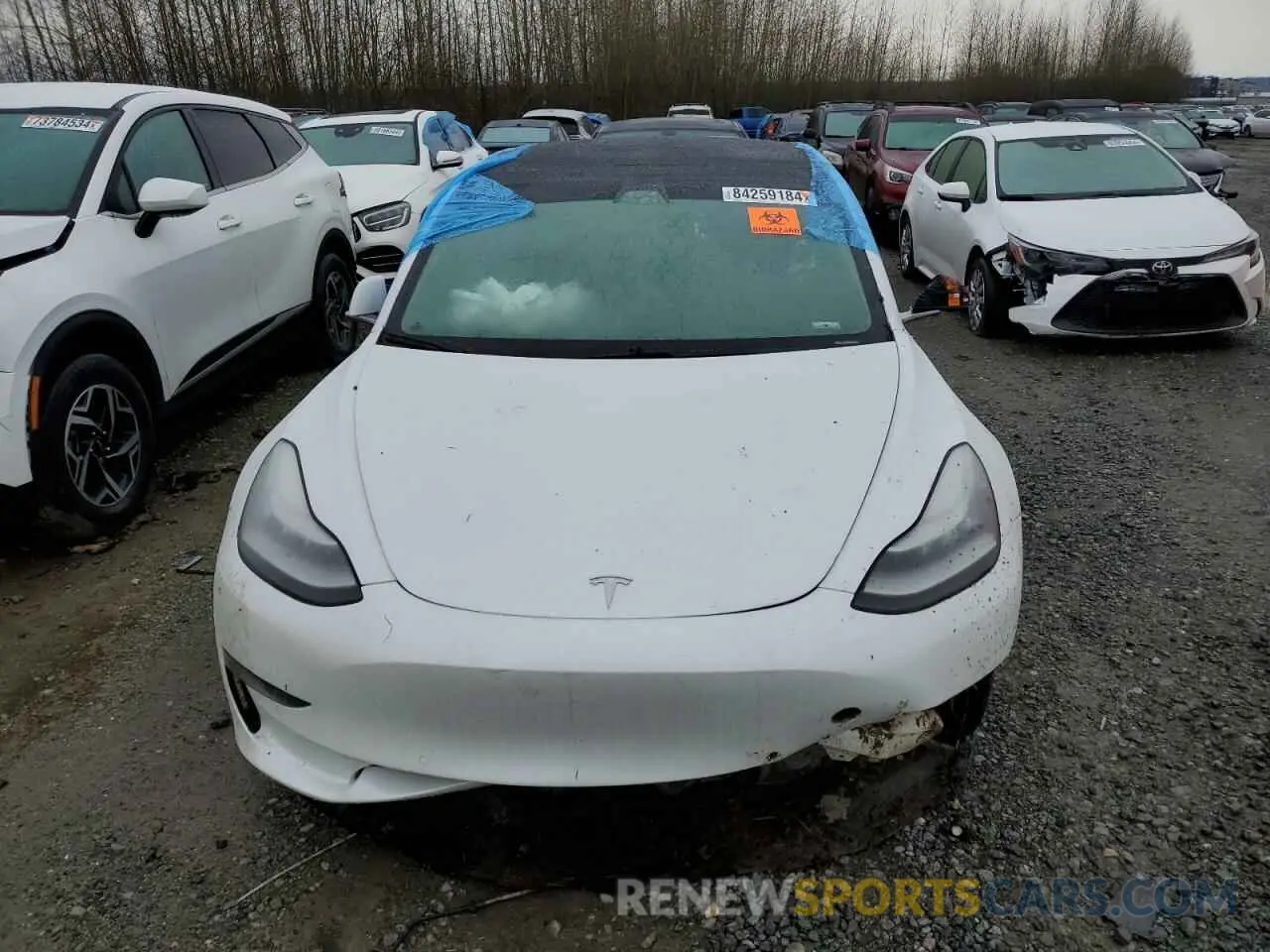 5 Photograph of a damaged car 5YJ3E1EA1LF632873 TESLA MODEL 3 2020