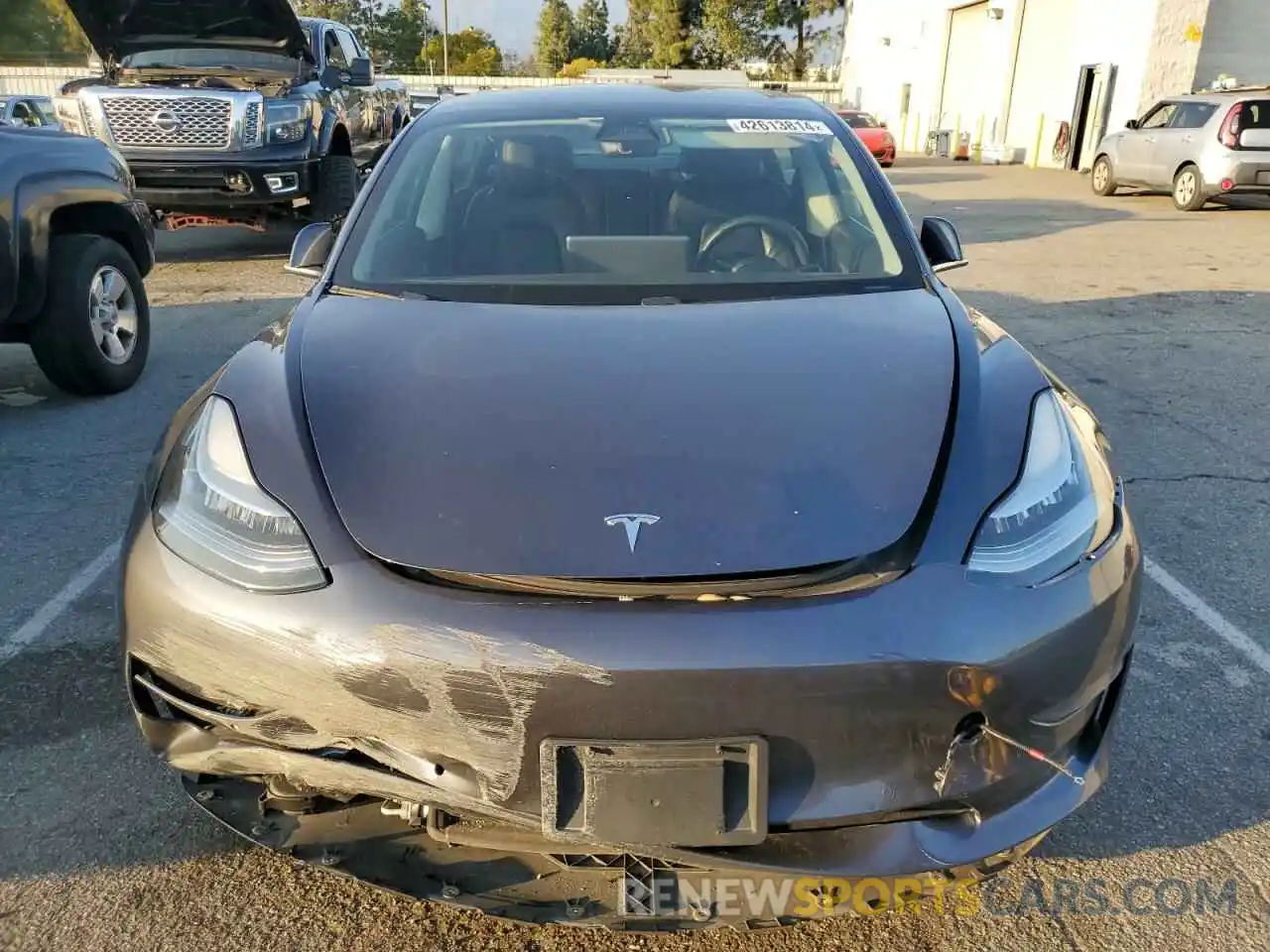 5 Photograph of a damaged car 5YJ3E1EA1LF643937 TESLA MODEL 3 2020