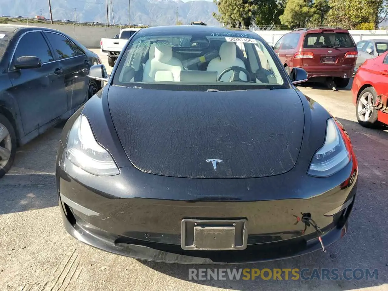 5 Photograph of a damaged car 5YJ3E1EA1LF645879 TESLA MODEL 3 2020