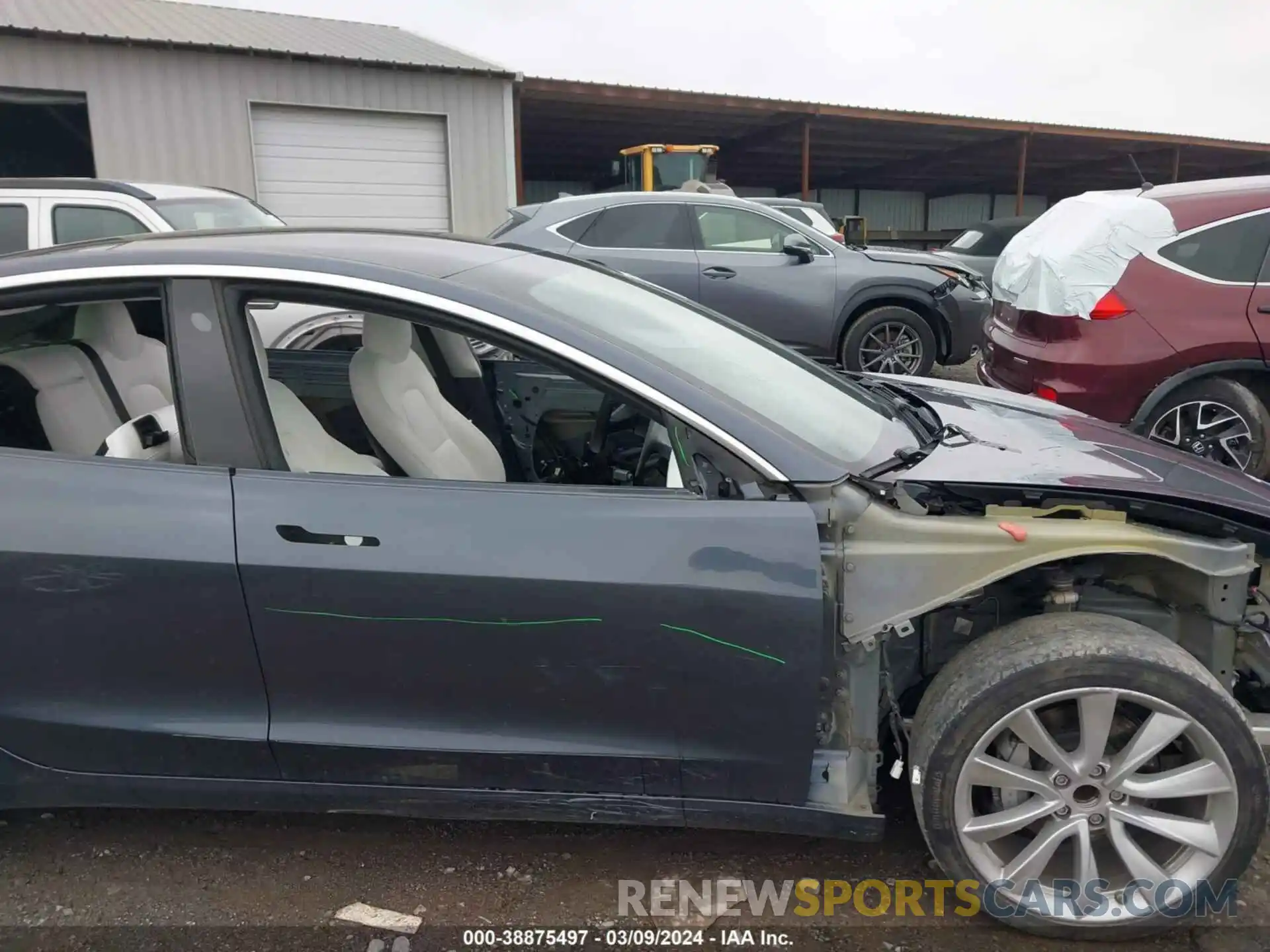 14 Photograph of a damaged car 5YJ3E1EA1LF645946 TESLA MODEL 3 2020