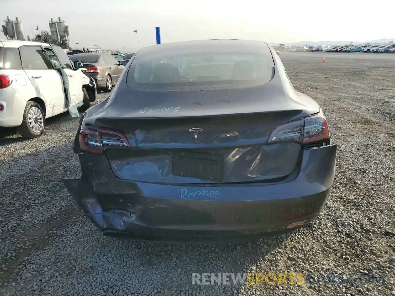 6 Photograph of a damaged car 5YJ3E1EA1LF658194 TESLA MODEL 3 2020